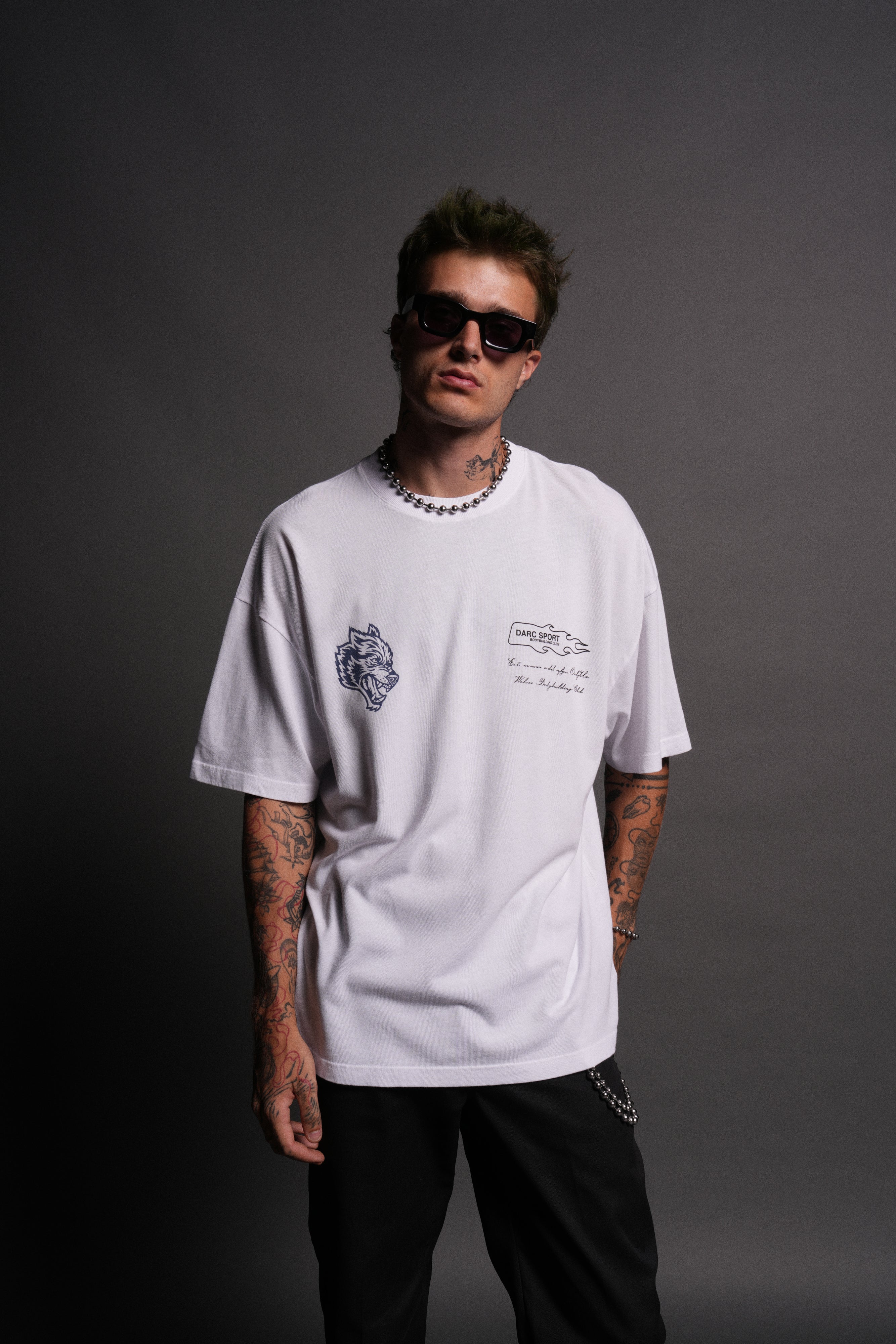 Bane Forever "Premium" Oversized Tee in White