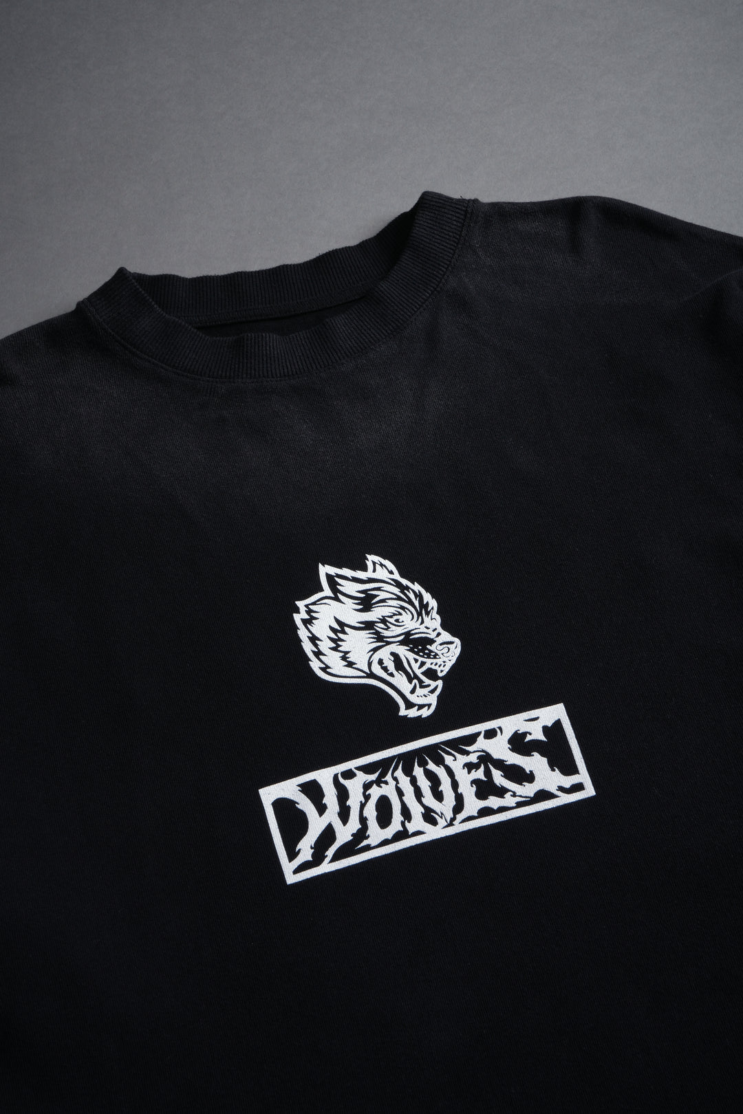 Ghostrider "Premium" Oversized Tee in Black Drift Wash