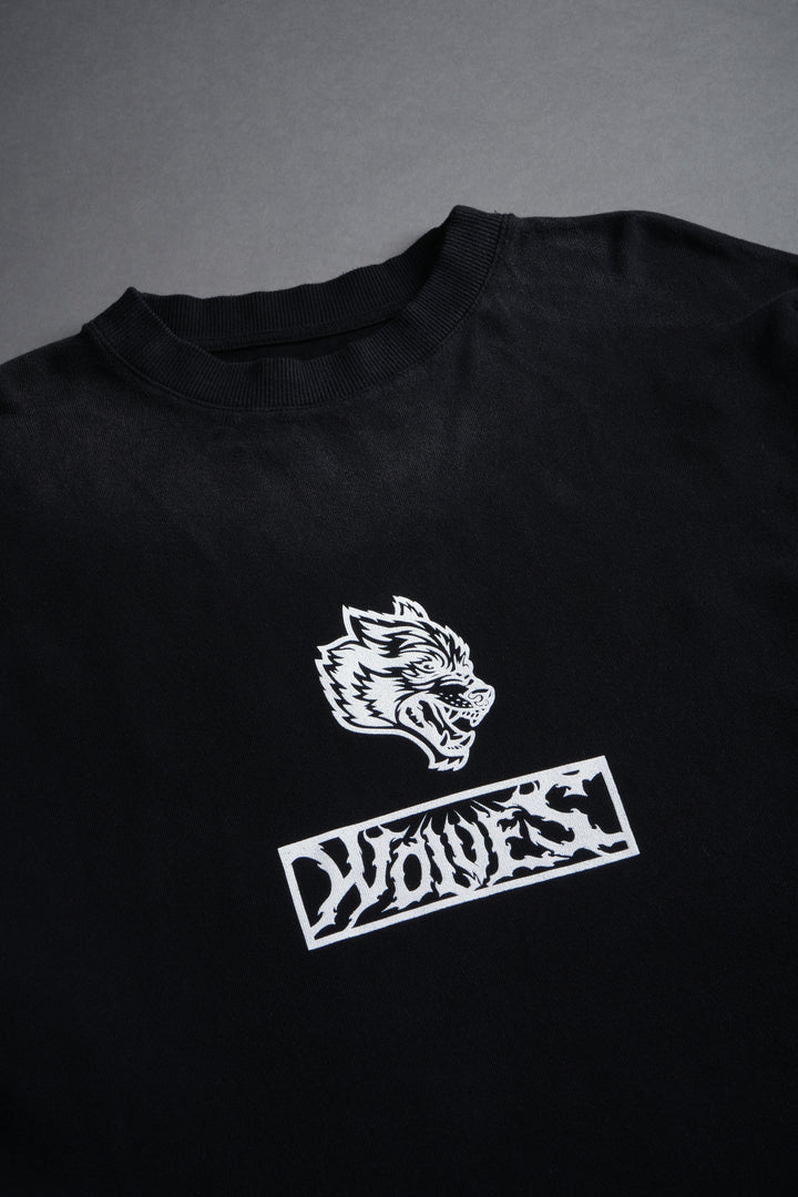Ghostrider "Premium" Oversized Tee in Black Drift Wash