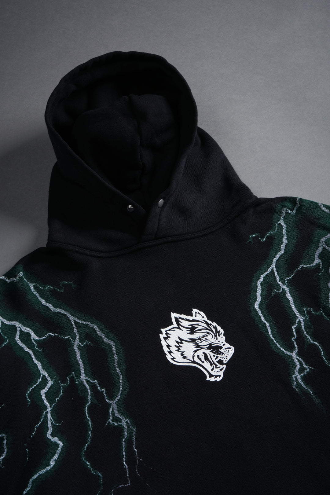 Doomstruck "Pierce" Hoodie in Black Drift Wash