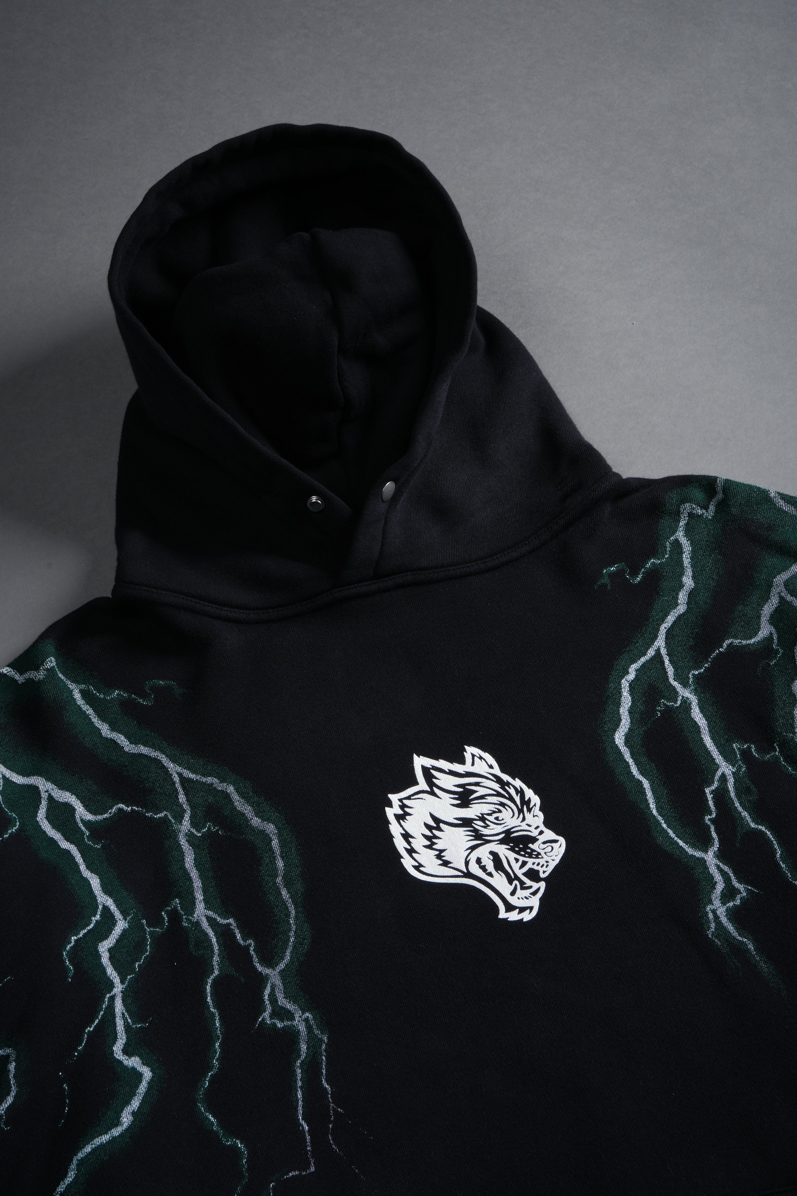 Doomstruck "Pierce" Hoodie in Black Drift Wash