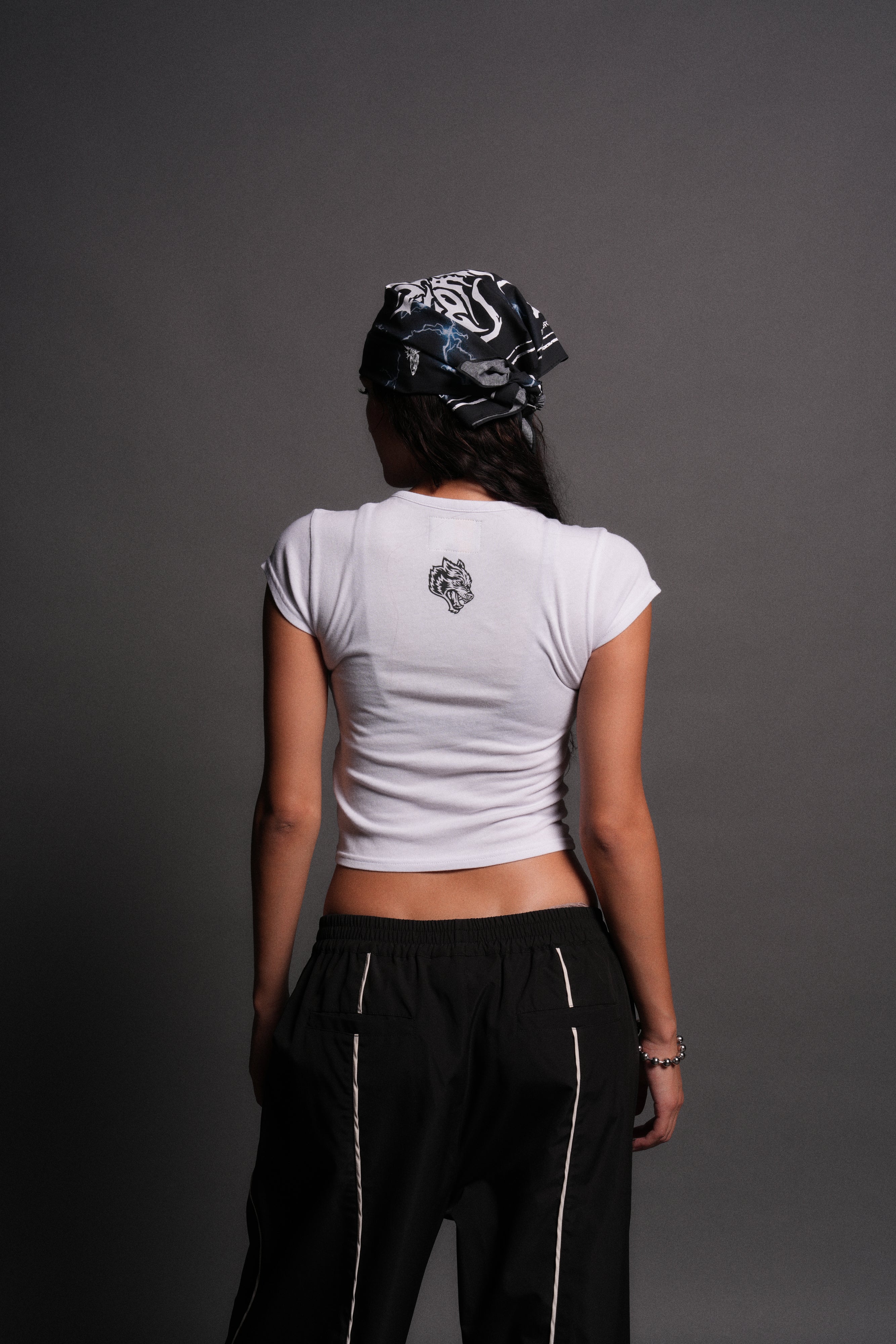 Her Energy "Baby" Tee in White