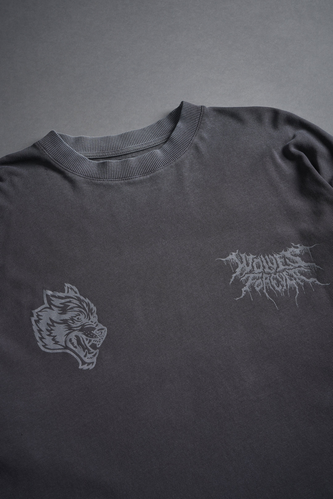 Dark Origin V2 "Premium" Oversized Tee in Wolf Gray