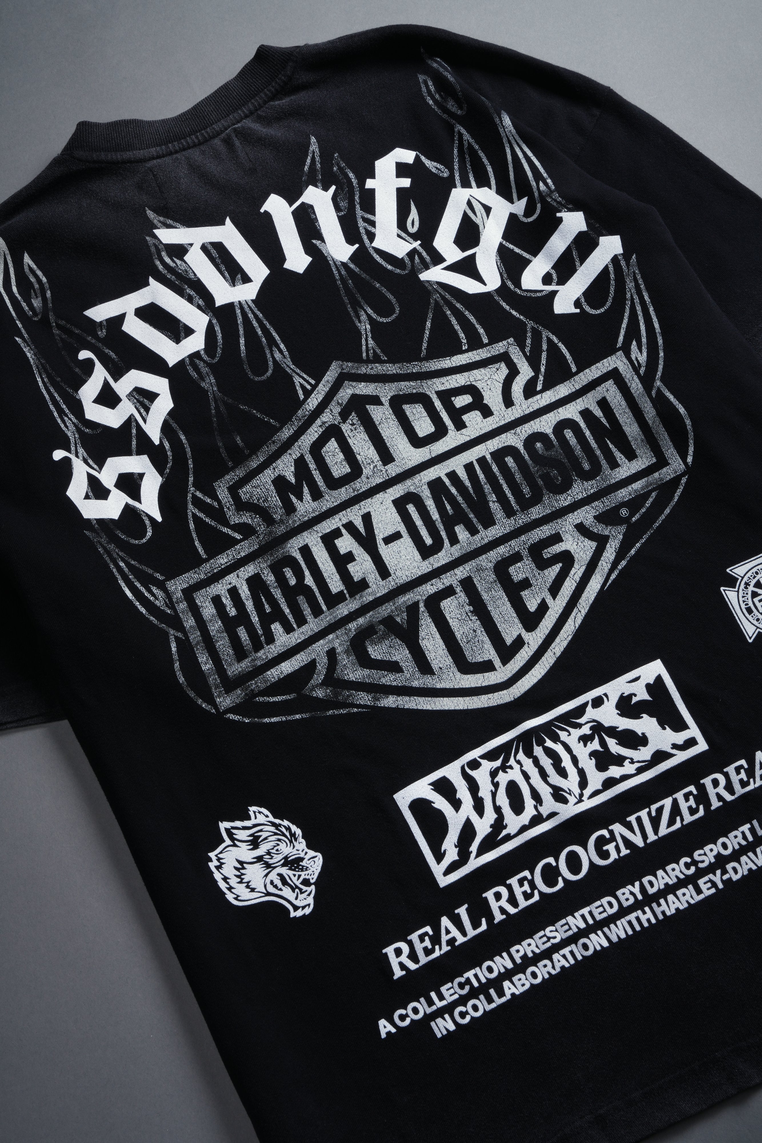 Inferno Wolf "Premium" Oversized Tee in Black