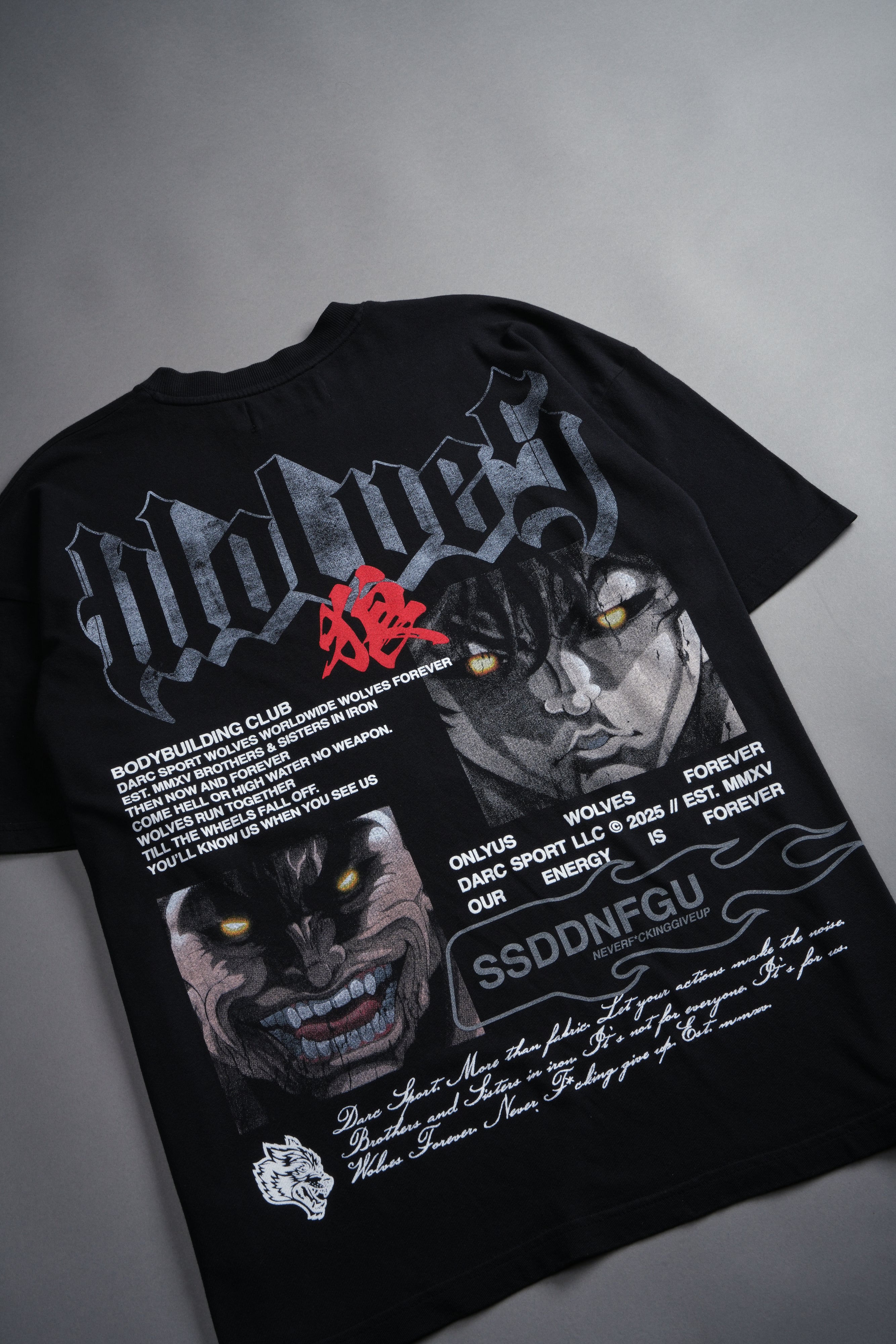 Hanma Legacy "Premium" Oversized Tee in Black