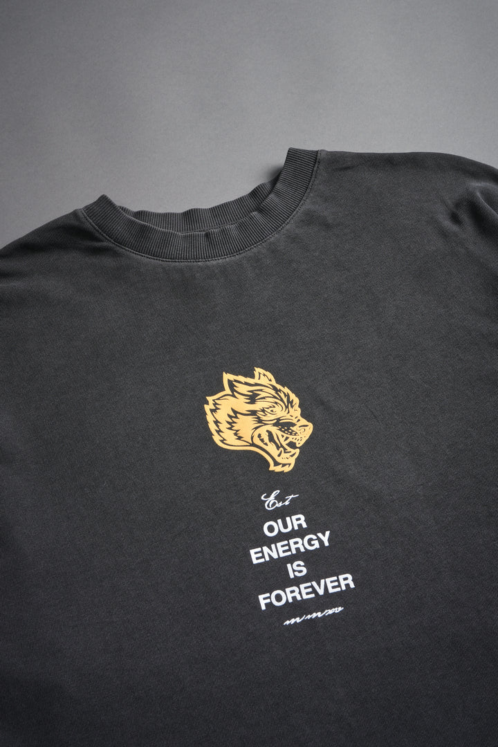 Hanma Legacy "Premium" Oversized Tee in Wolf Gray