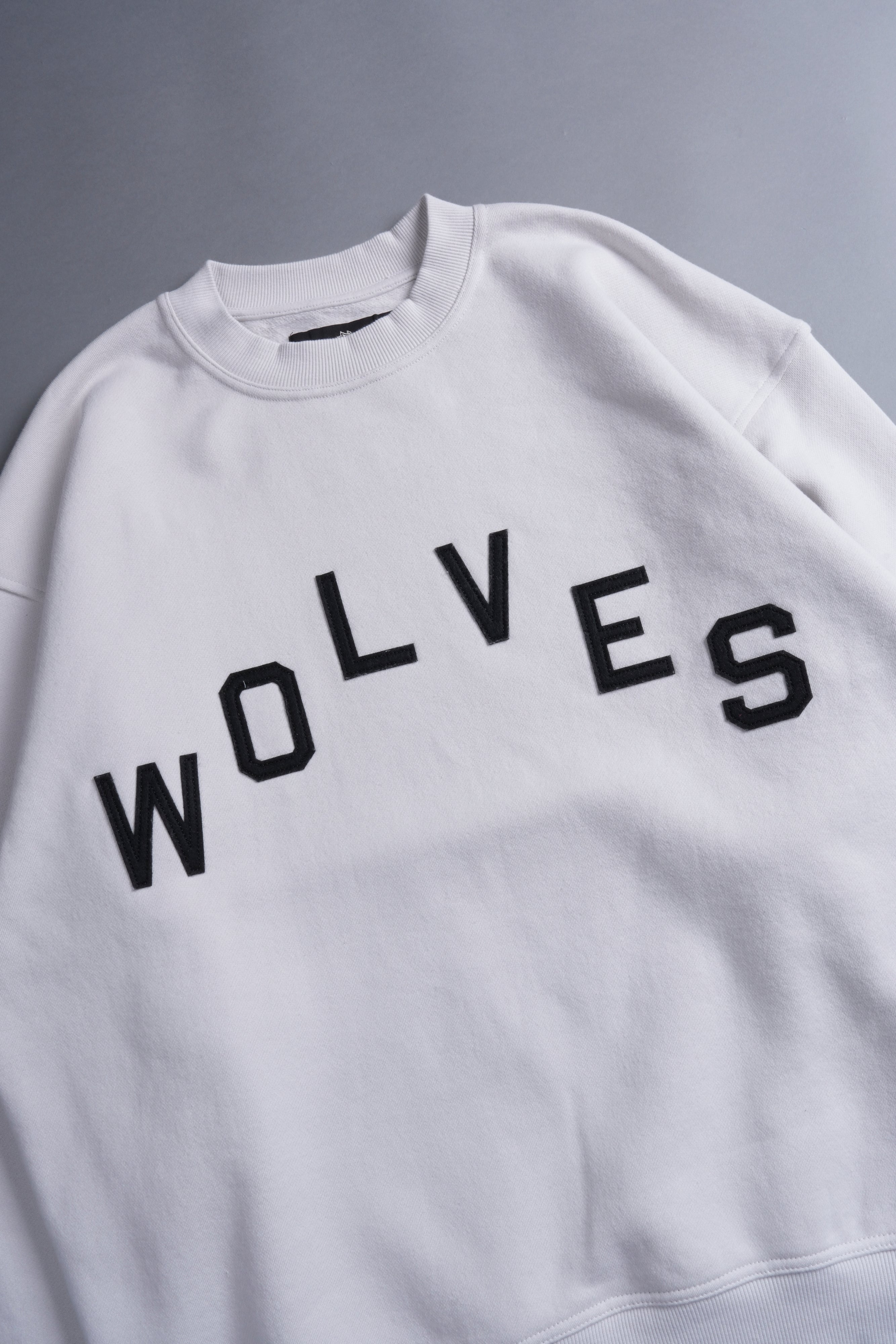 Wolves Pyramid London Crewneck in Stone