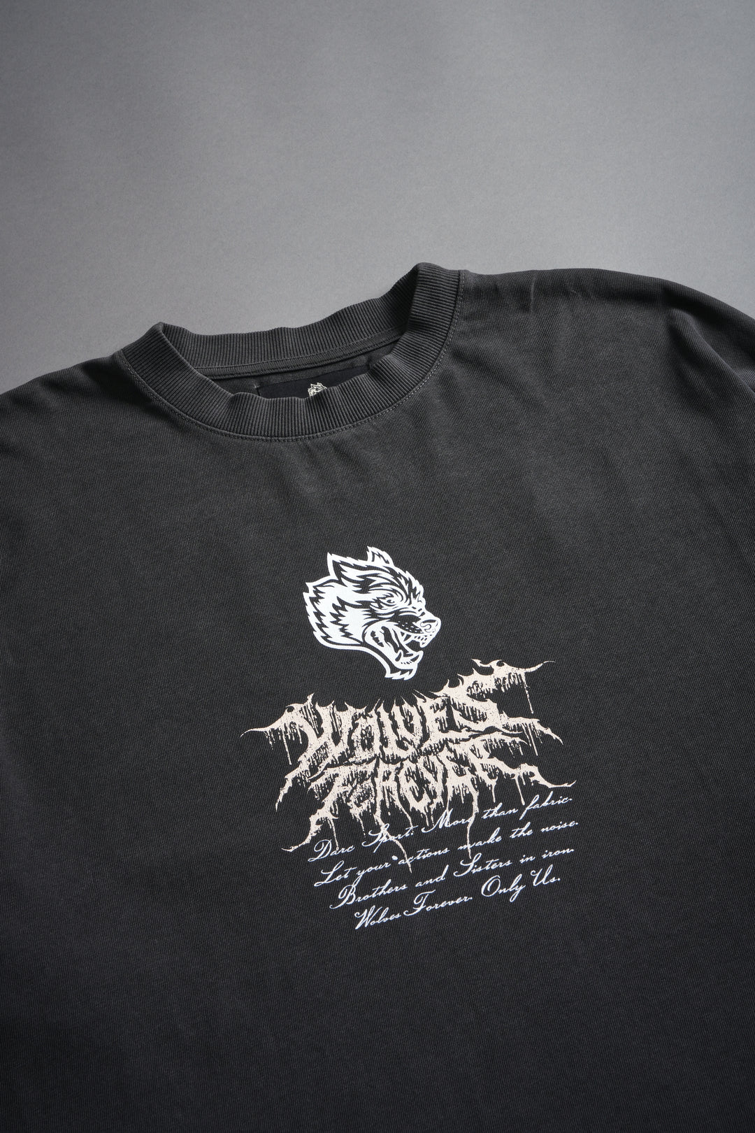 Jack Hammer "Premium" Oversized Tee in Wolf Gray