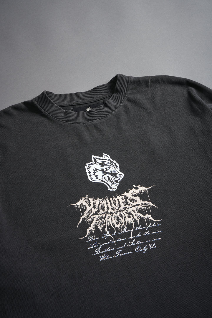 Jack Hammer "Premium" Oversized Tee in Wolf Gray