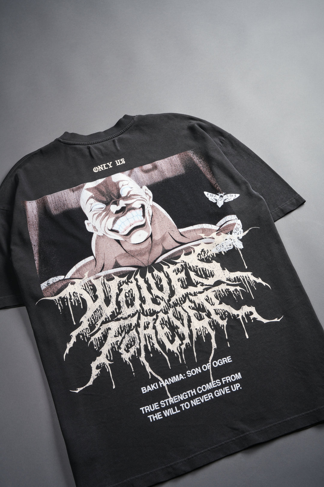 Jack Hammer "Premium" Oversized Tee in Wolf Gray