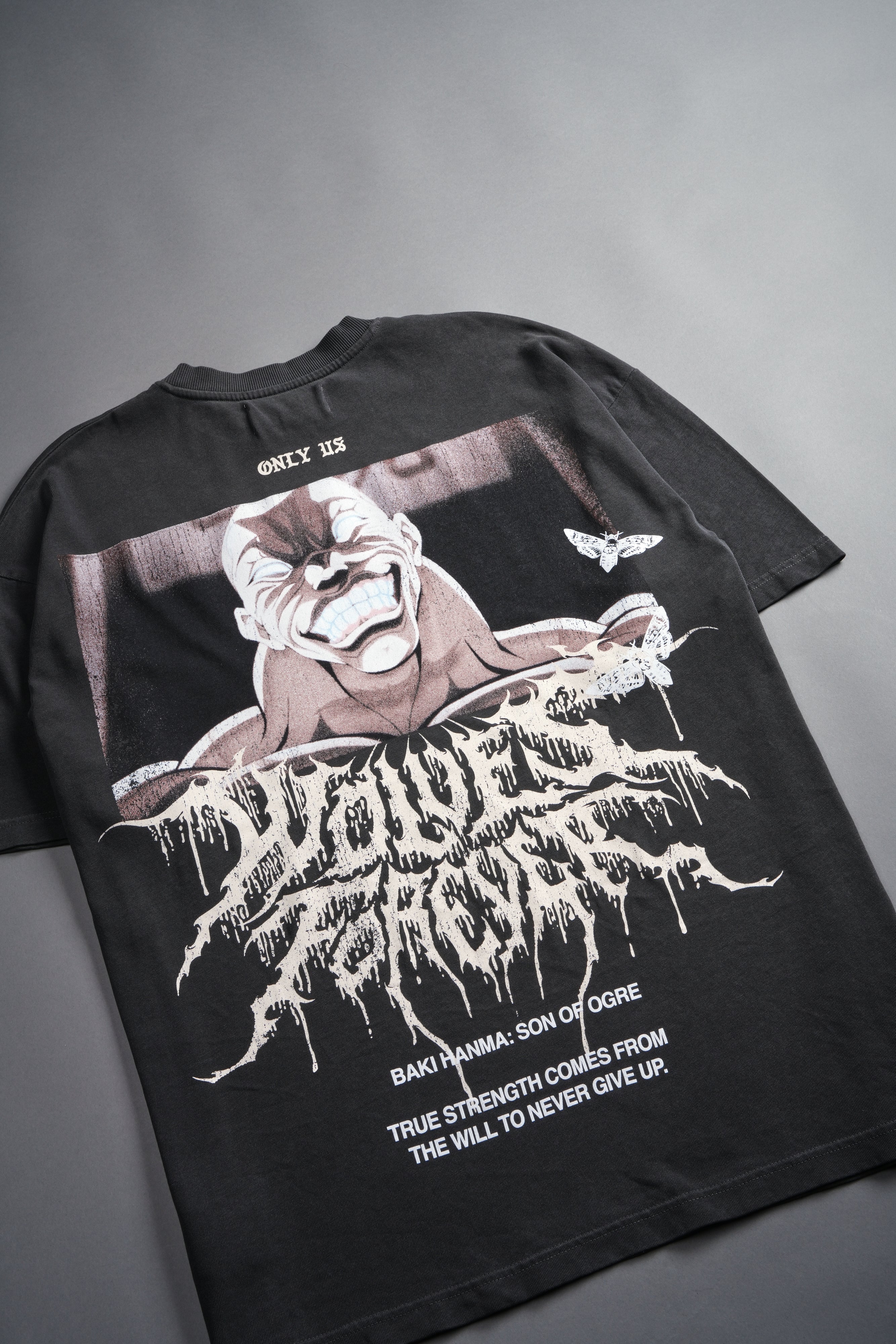 Jack Hammer "Premium" Oversized Tee in Wolf Gray