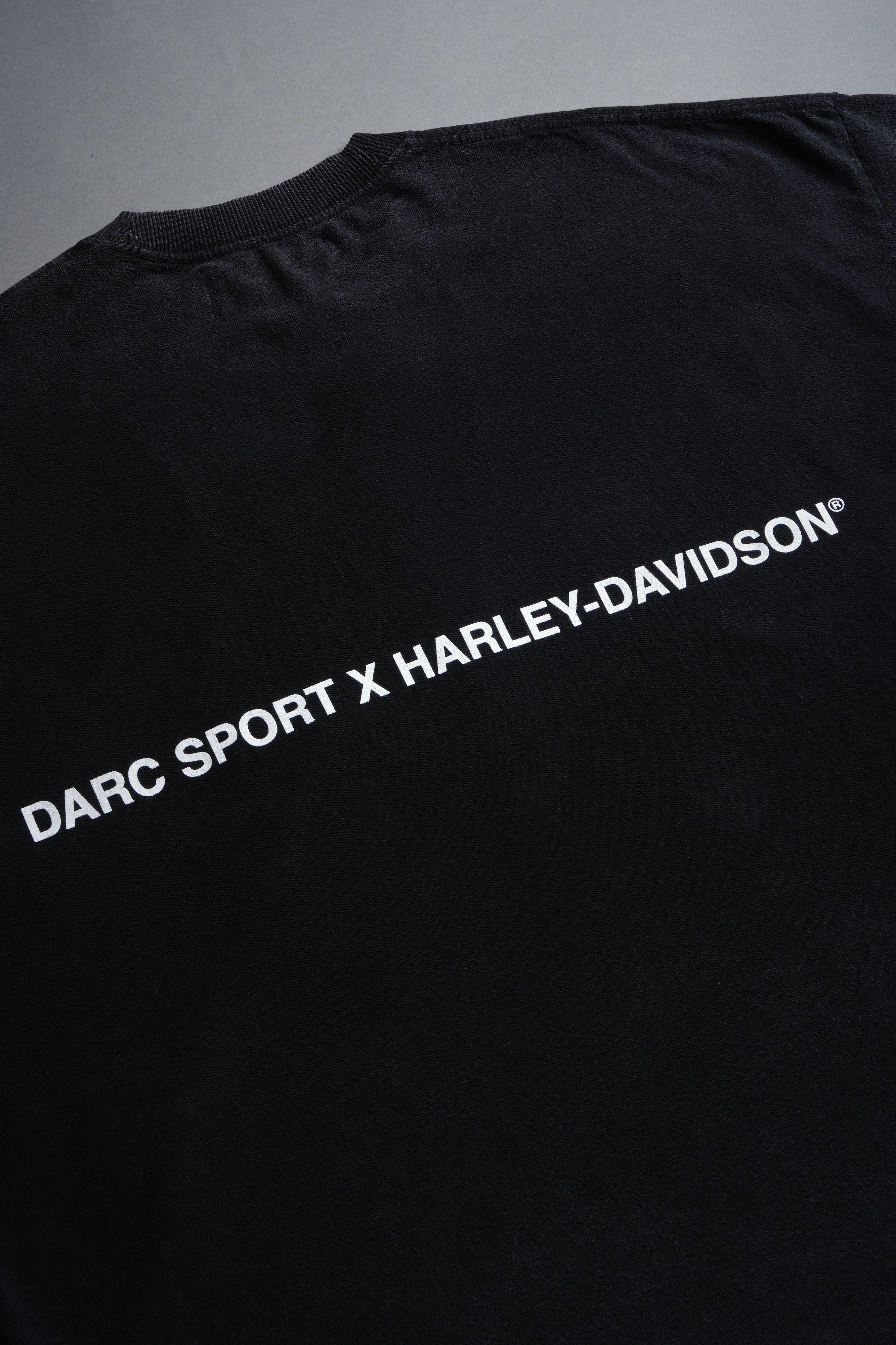 Born From Fire Grunge Cut-Off Tee in Black