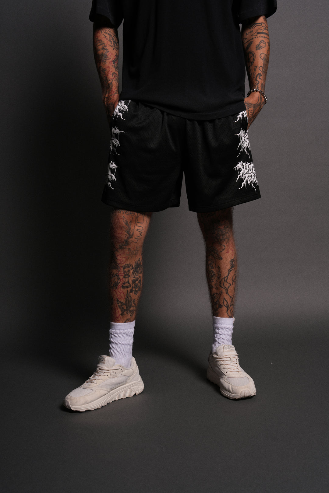 Shadow Mesh Shorts in Black