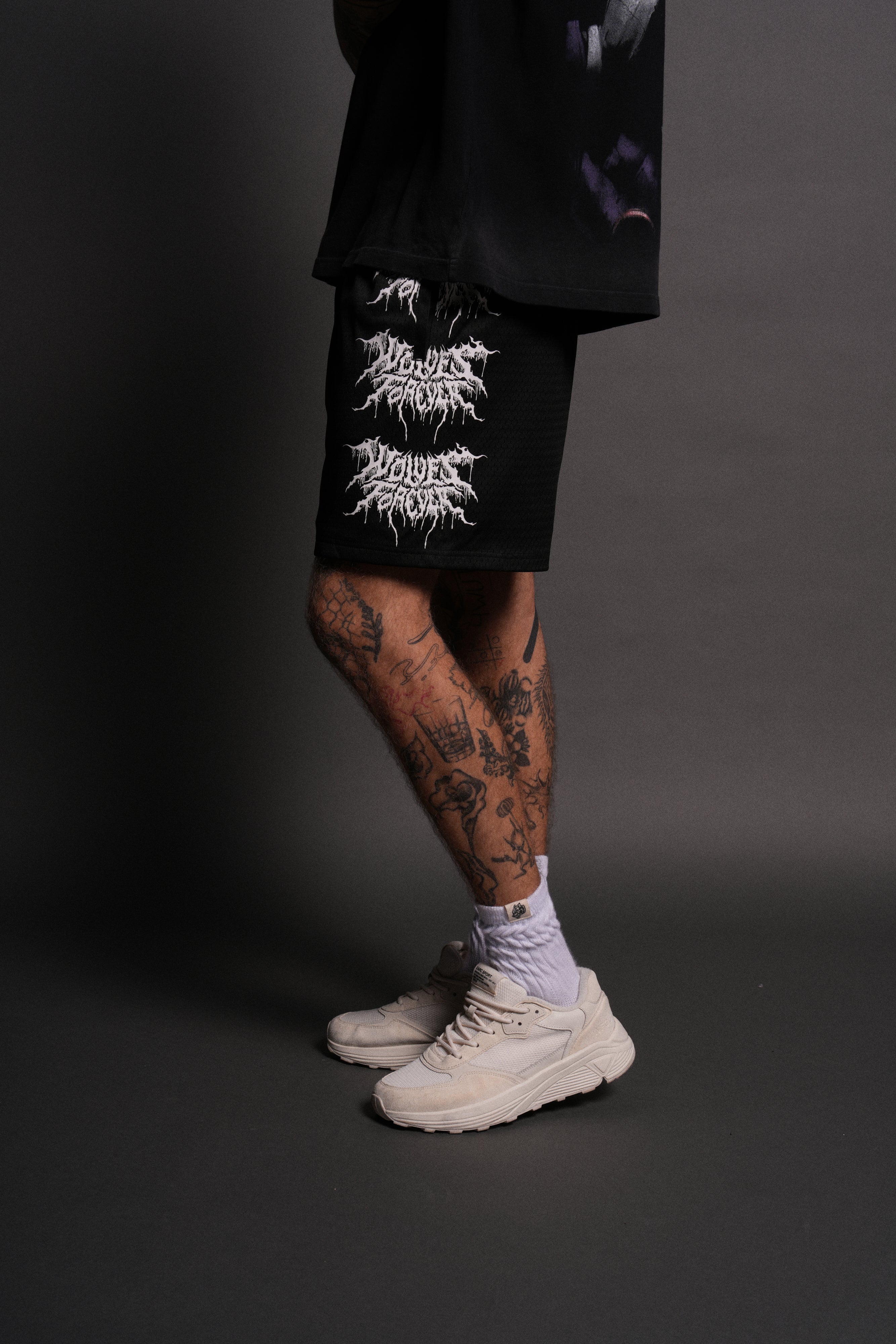 Shadow Mesh Shorts in Black
