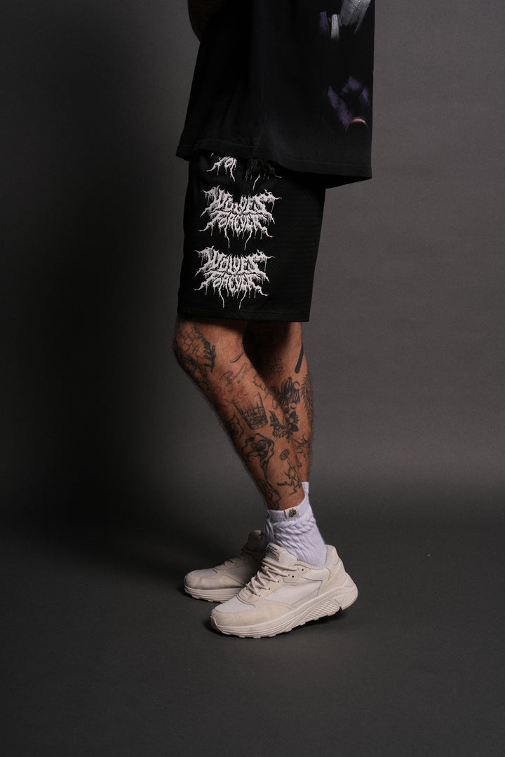 Shadow Mesh Shorts in Black