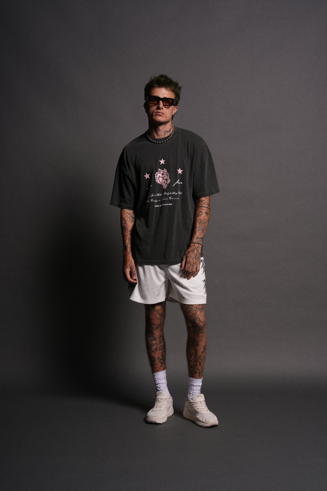 She's a Star Unisex "Premium" Oversized Tee in Wolf Gray