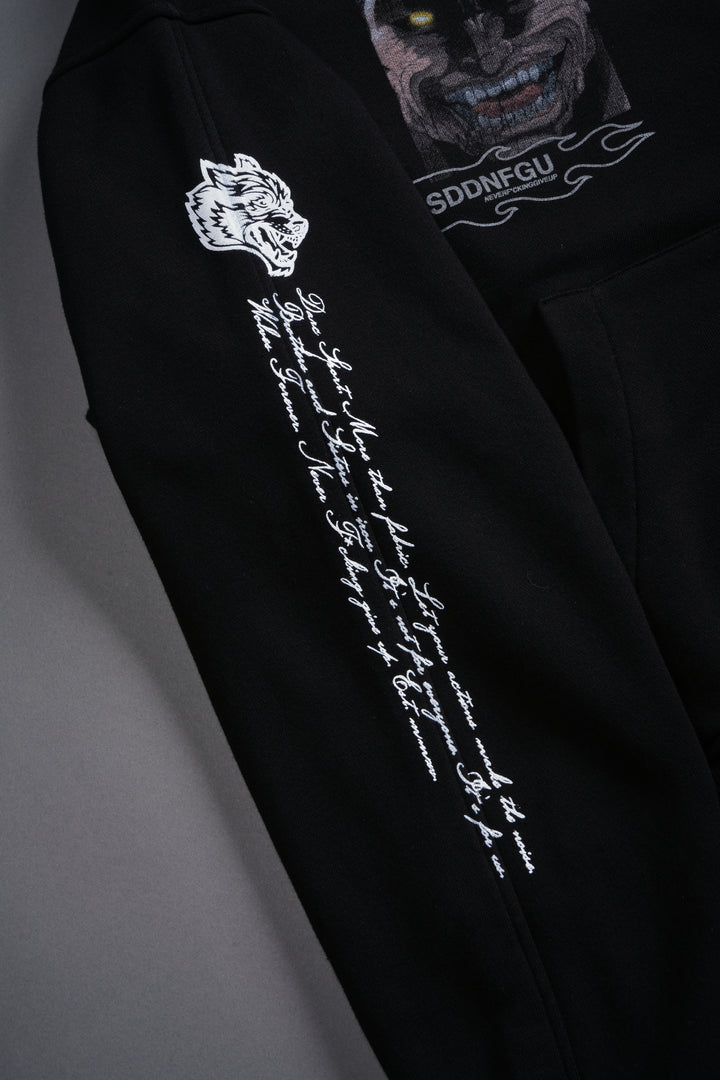 Hanma Legacy Darco Double Zip Hoodie in Black