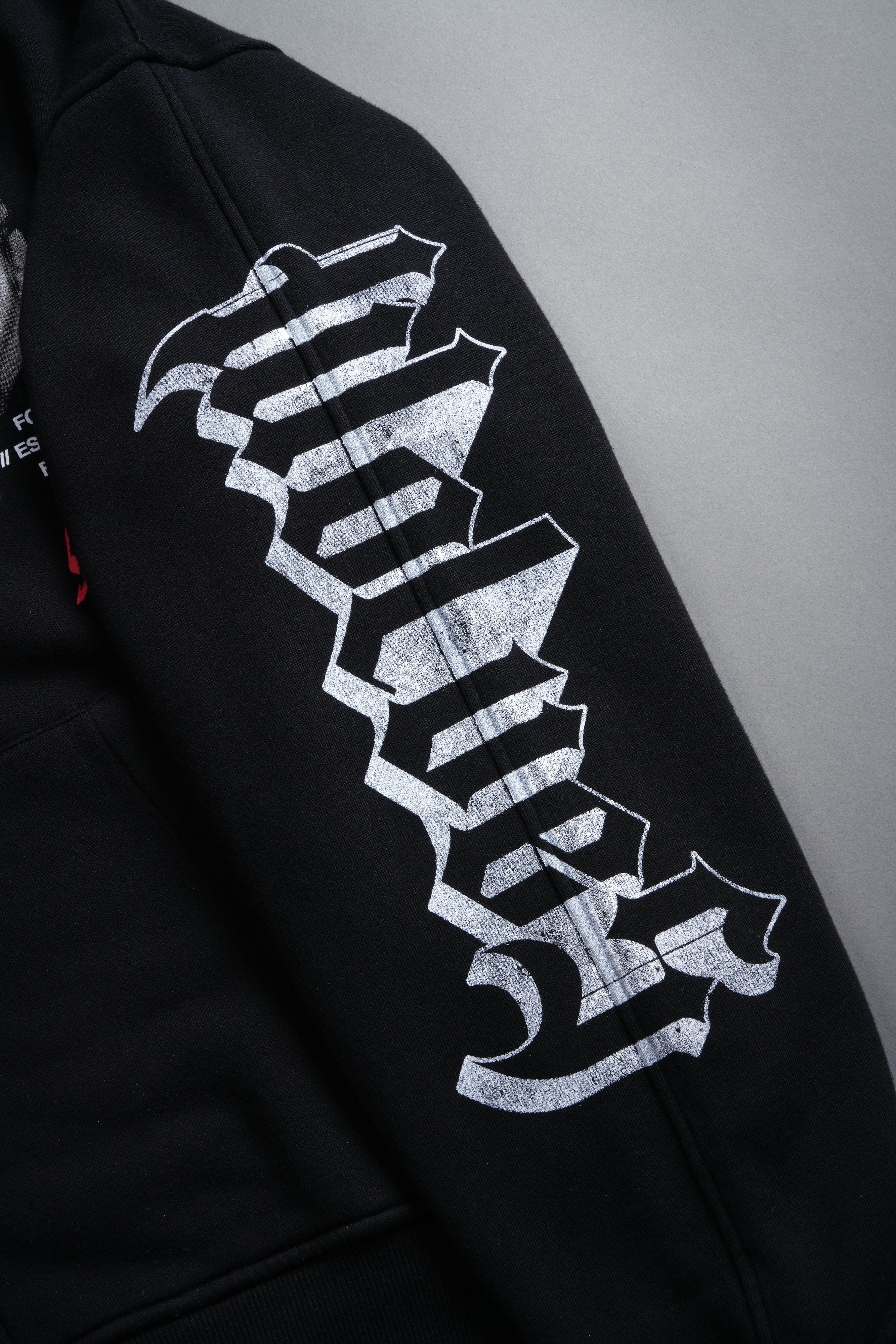Hanma Legacy Darco Double Zip Hoodie in Black