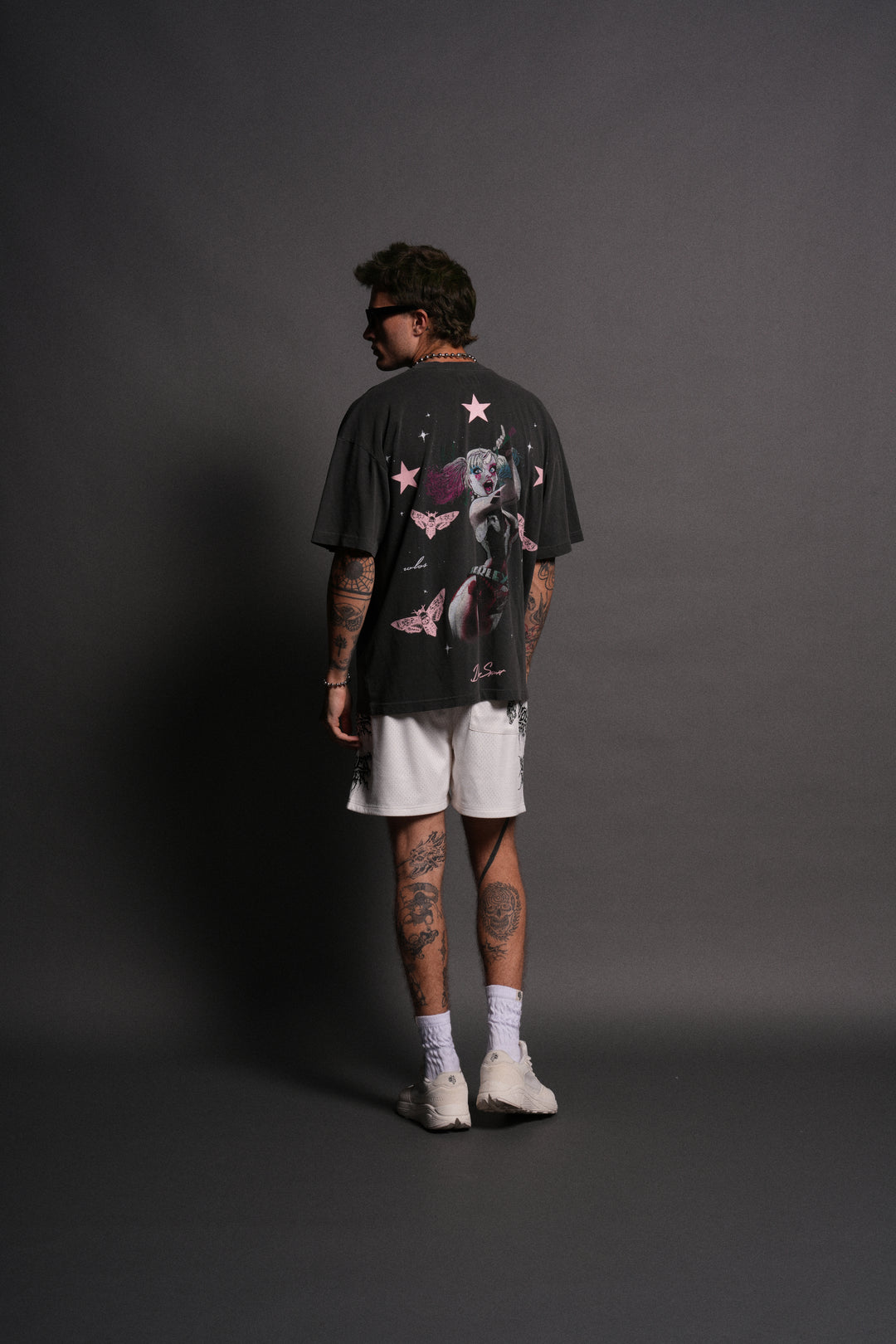 She's a Star Unisex "Premium" Oversized Tee in Wolf Gray