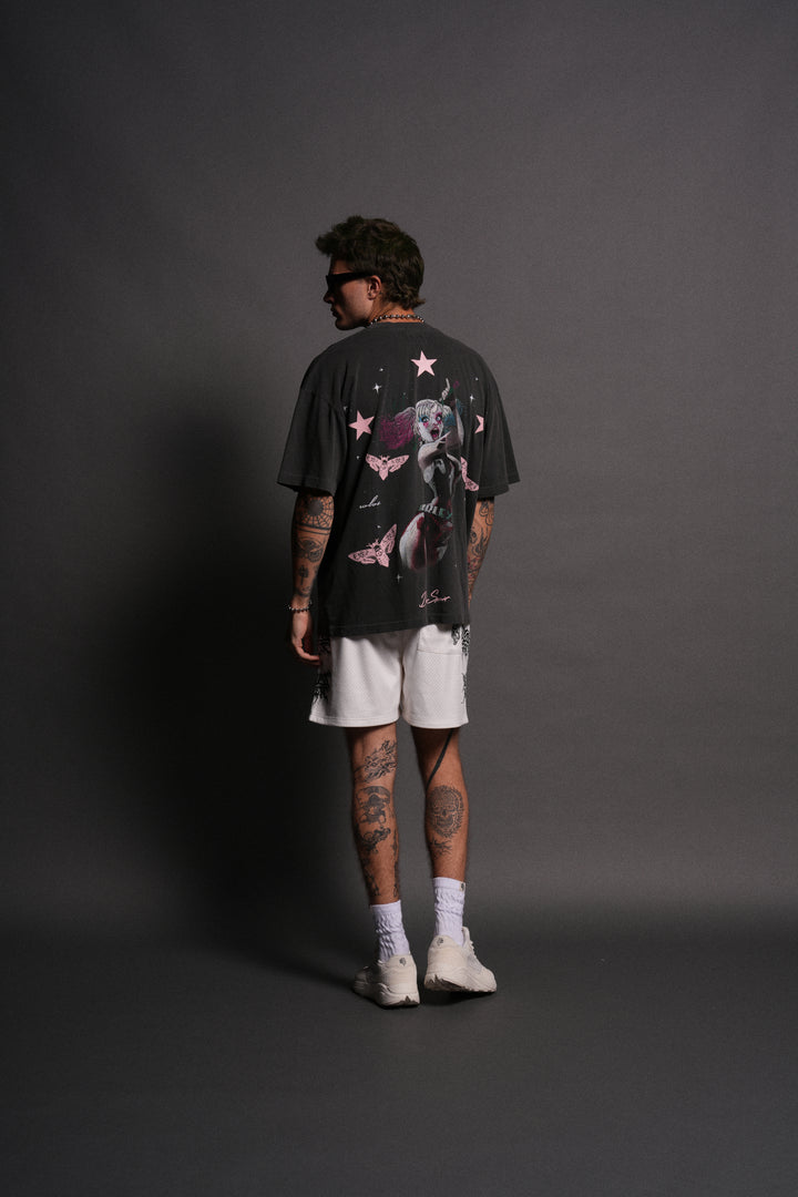 She's a Star Unisex "Premium" Oversized Tee in Wolf Gray