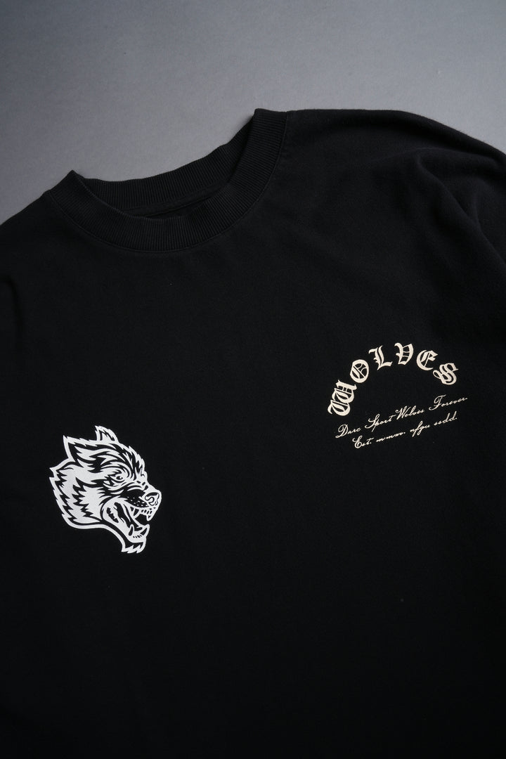 Hall Of The Slain "Premium" Oversized Tee in Black