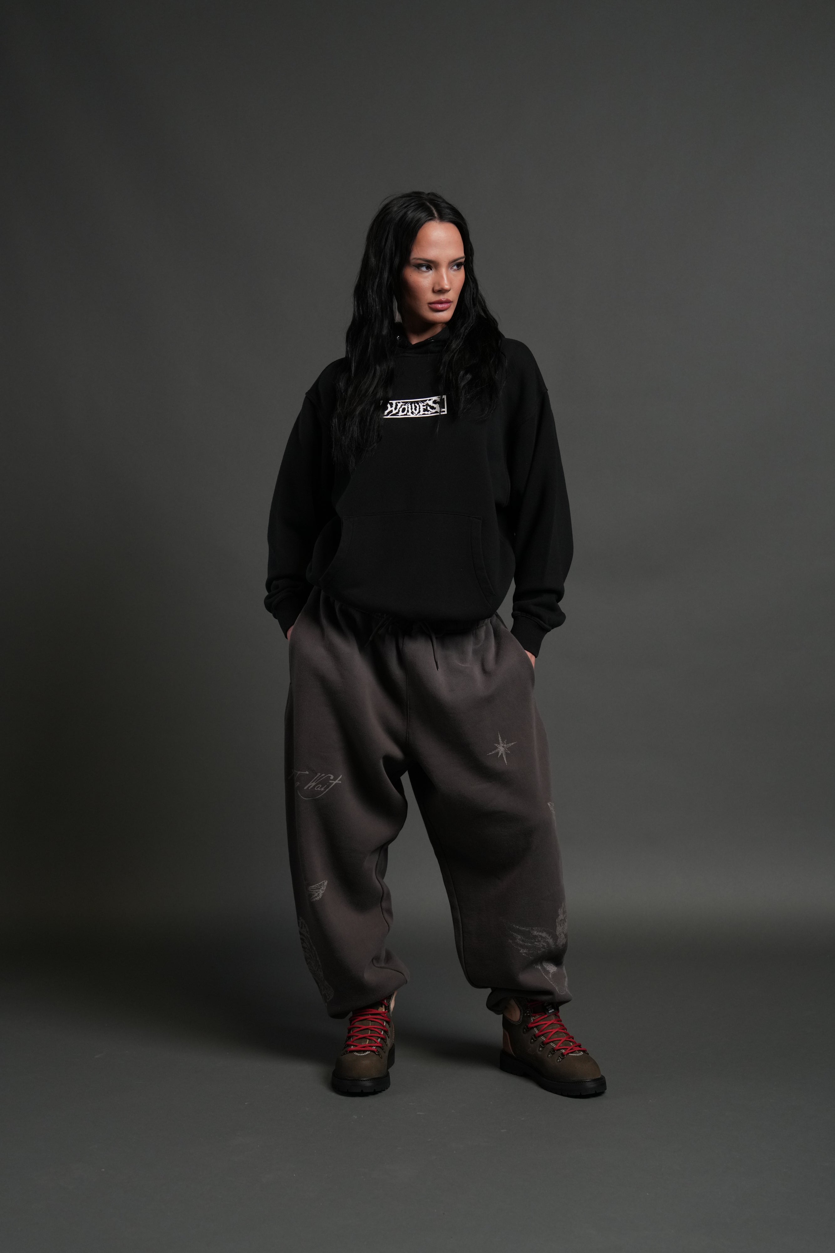 Night Reaping Unisex "Pierce" Hoodie in Black