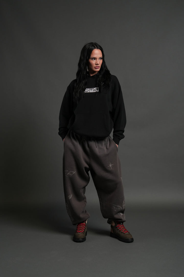 Night Reaping Unisex "Pierce" Hoodie in Black