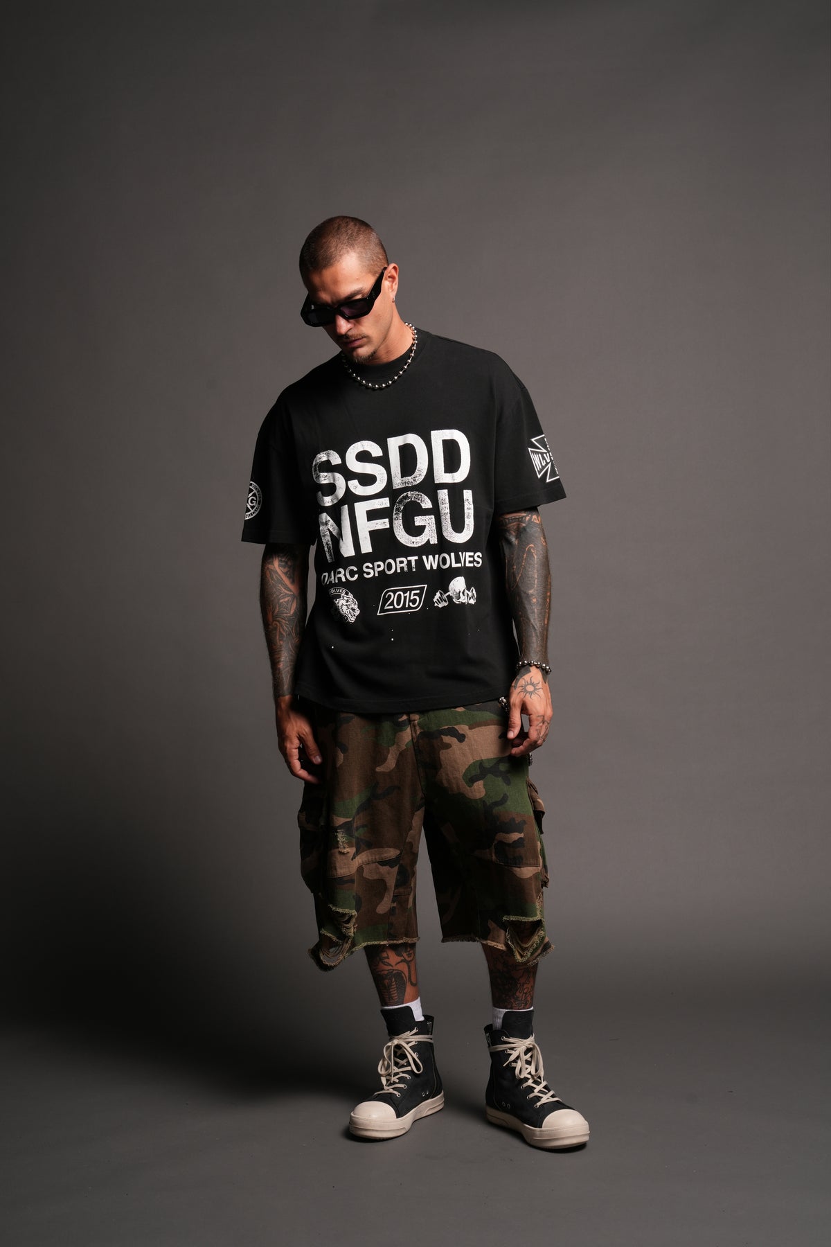 Club Core Premium Oversized Tee In Black