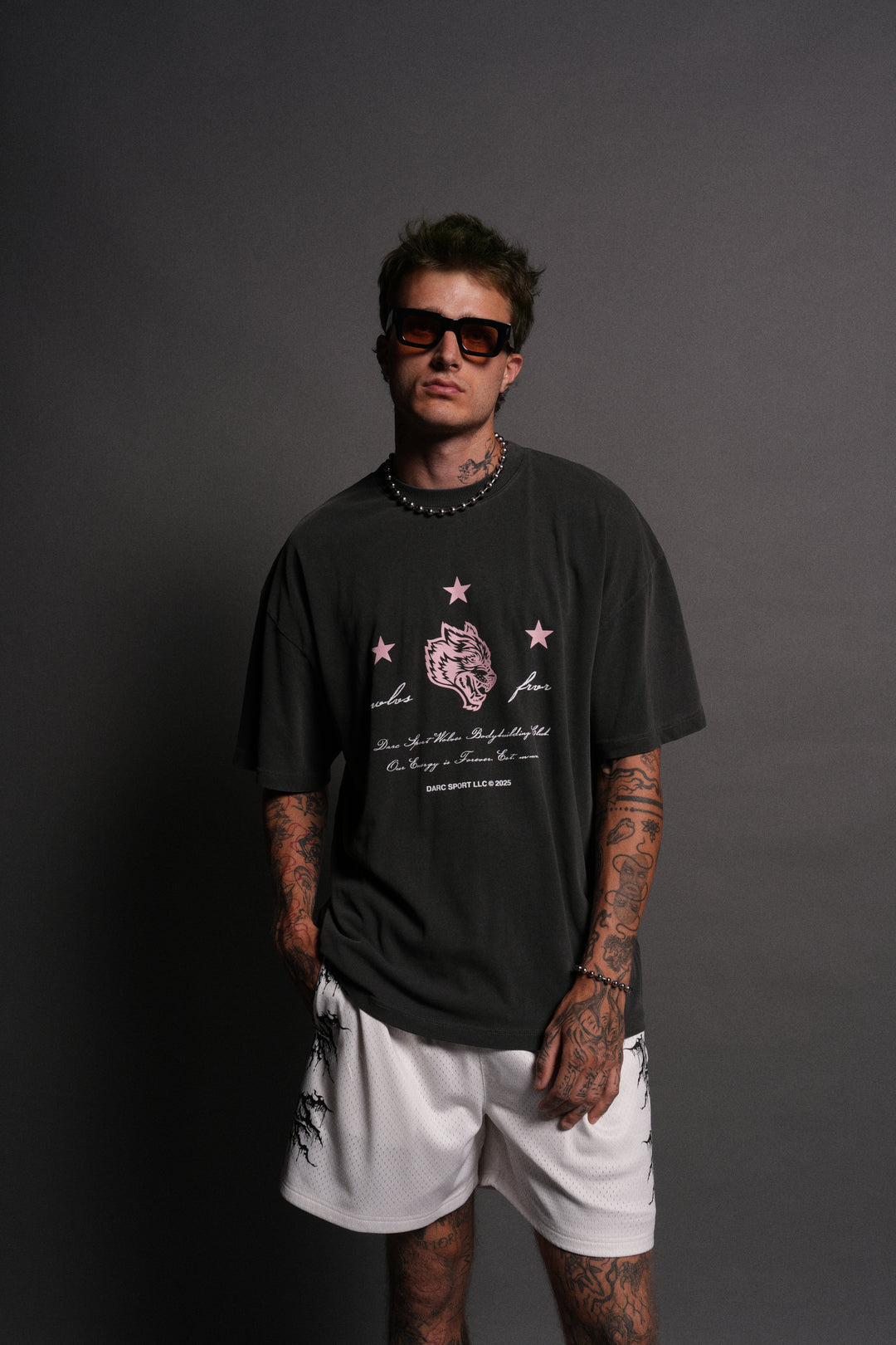 She's a Star Unisex "Premium" Oversized Tee in Wolf Gray
