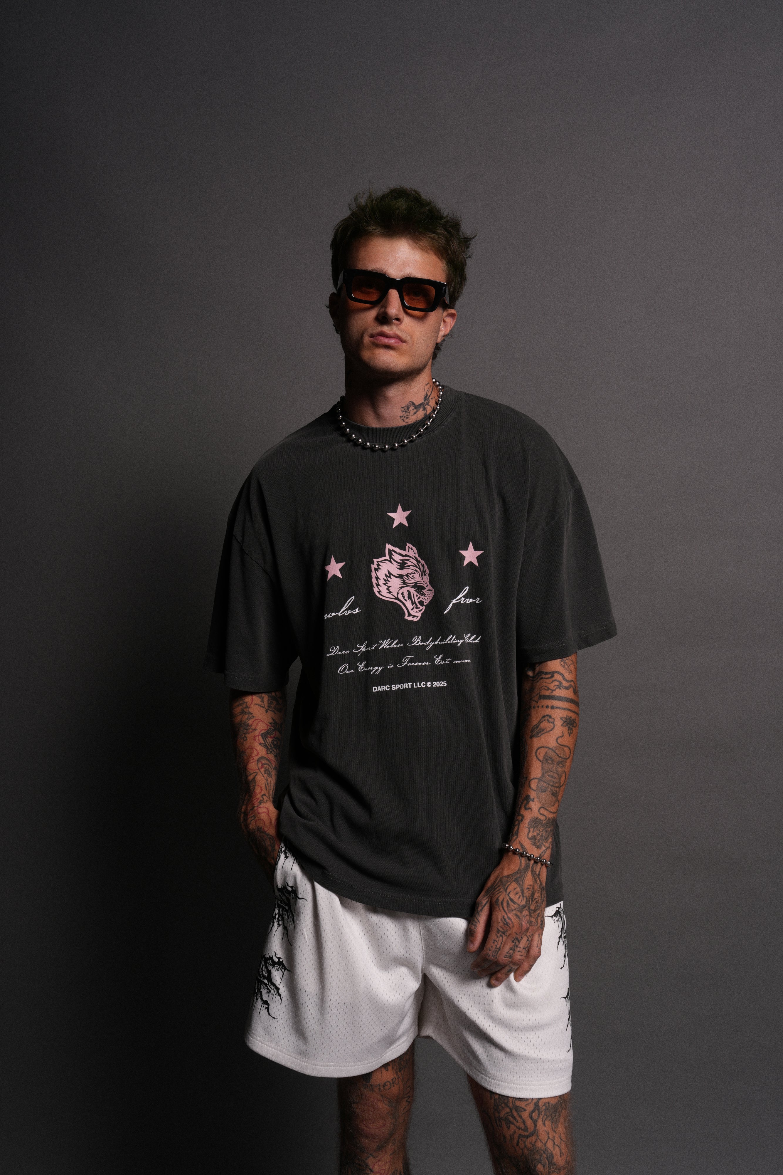 She's a Star Unisex "Premium" Oversized Tee in Wolf Gray