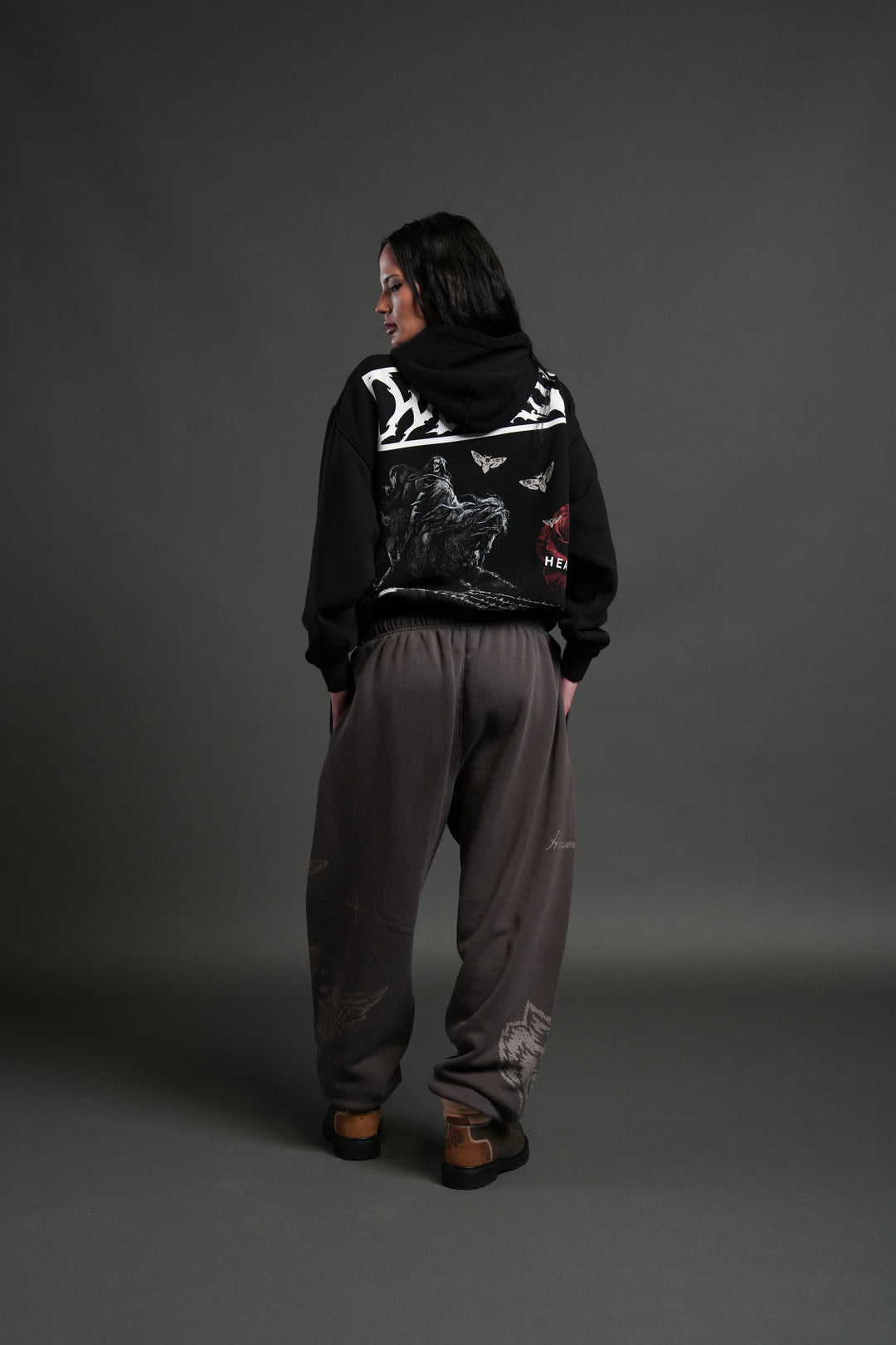 Night Reaping Unisex "Pierce" Hoodie in Black