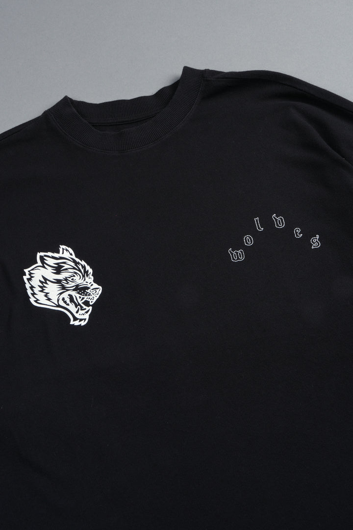 Hand That Holds Premium Oversized Tee In Black