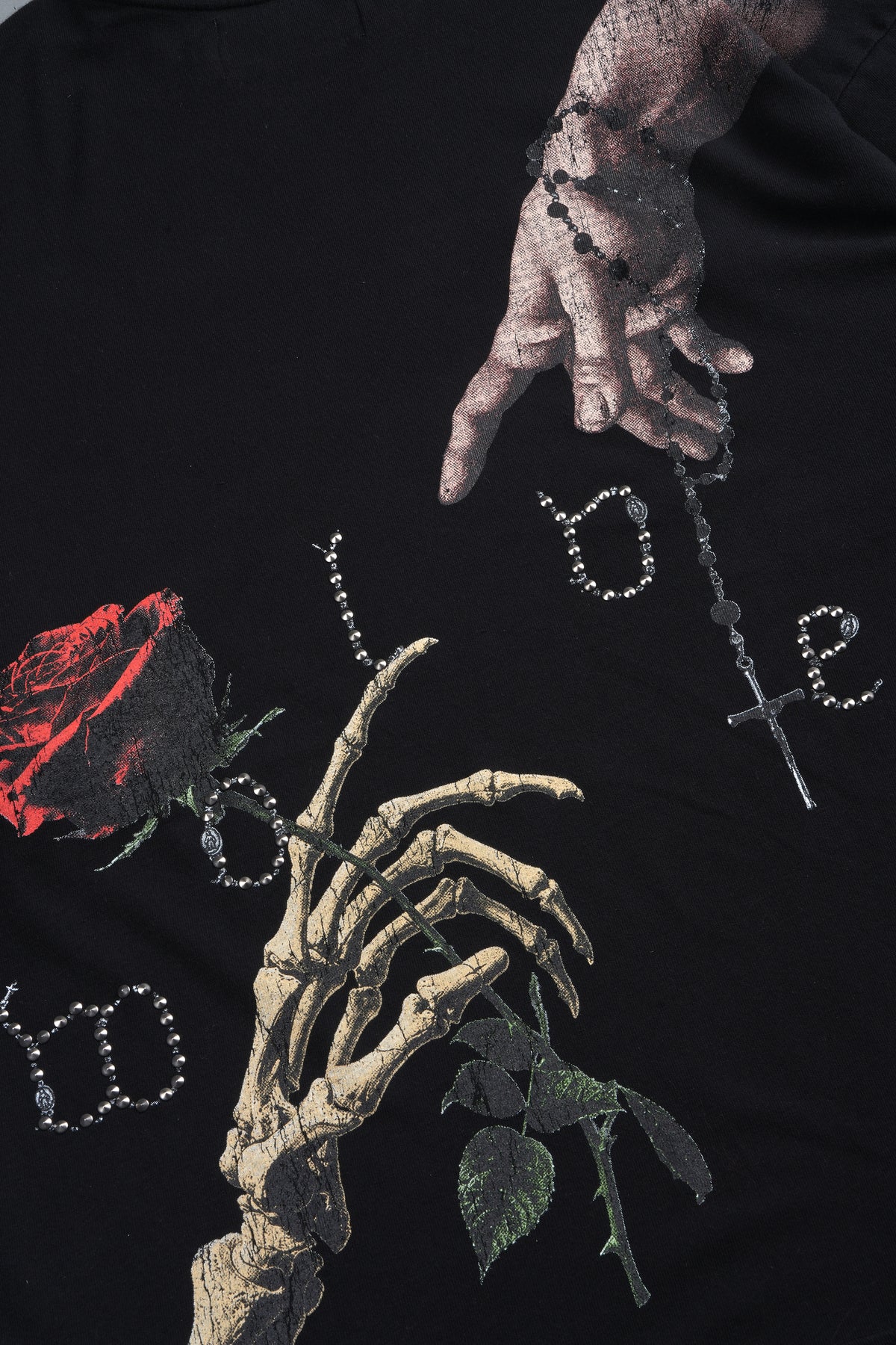 Hand That Holds Premium Oversized Tee In Black