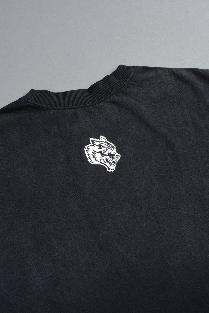 Ds Corazon Grunge Cut-Off Tee In Black Sun Fade