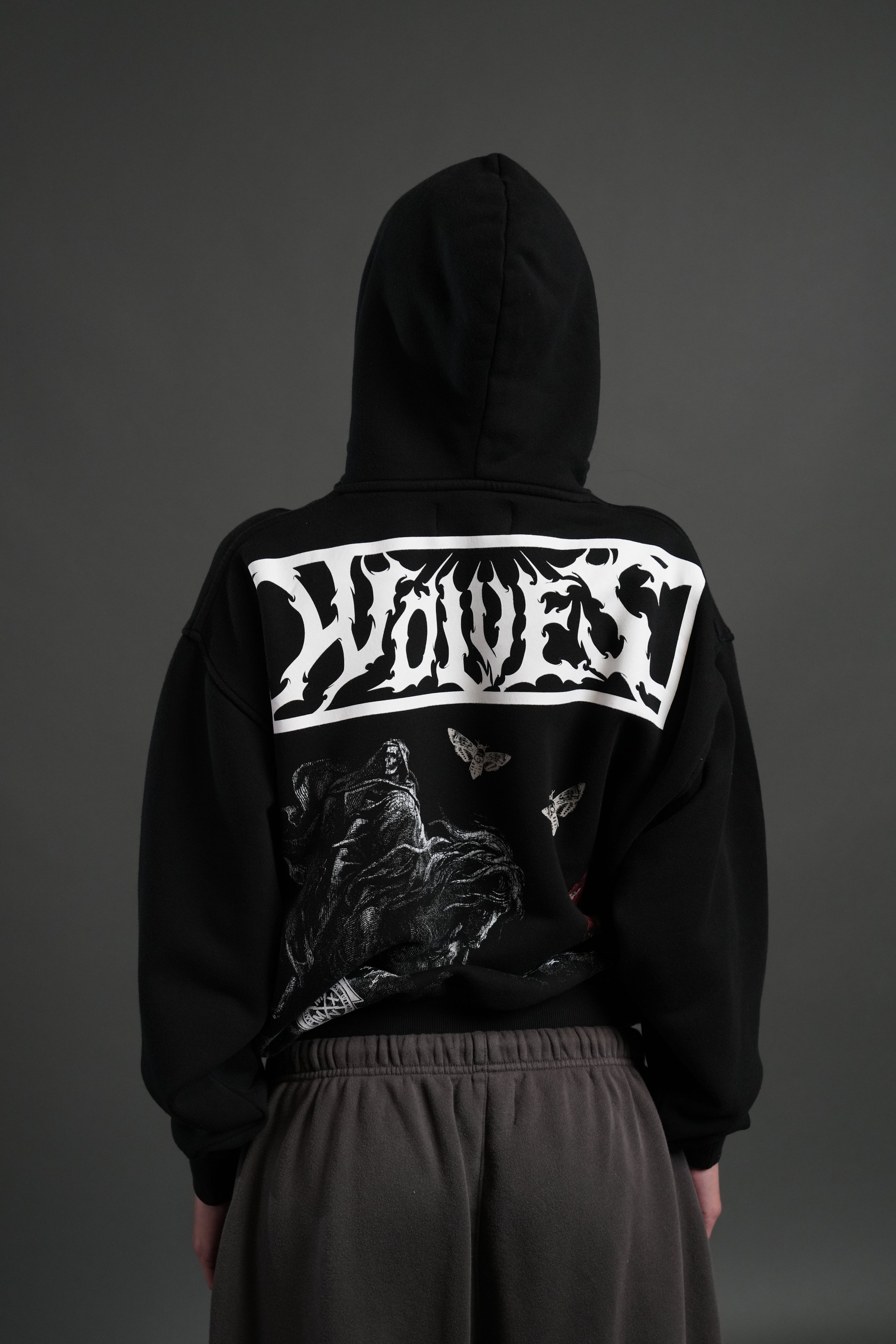 Night Reaping Unisex "Pierce" Hoodie in Black