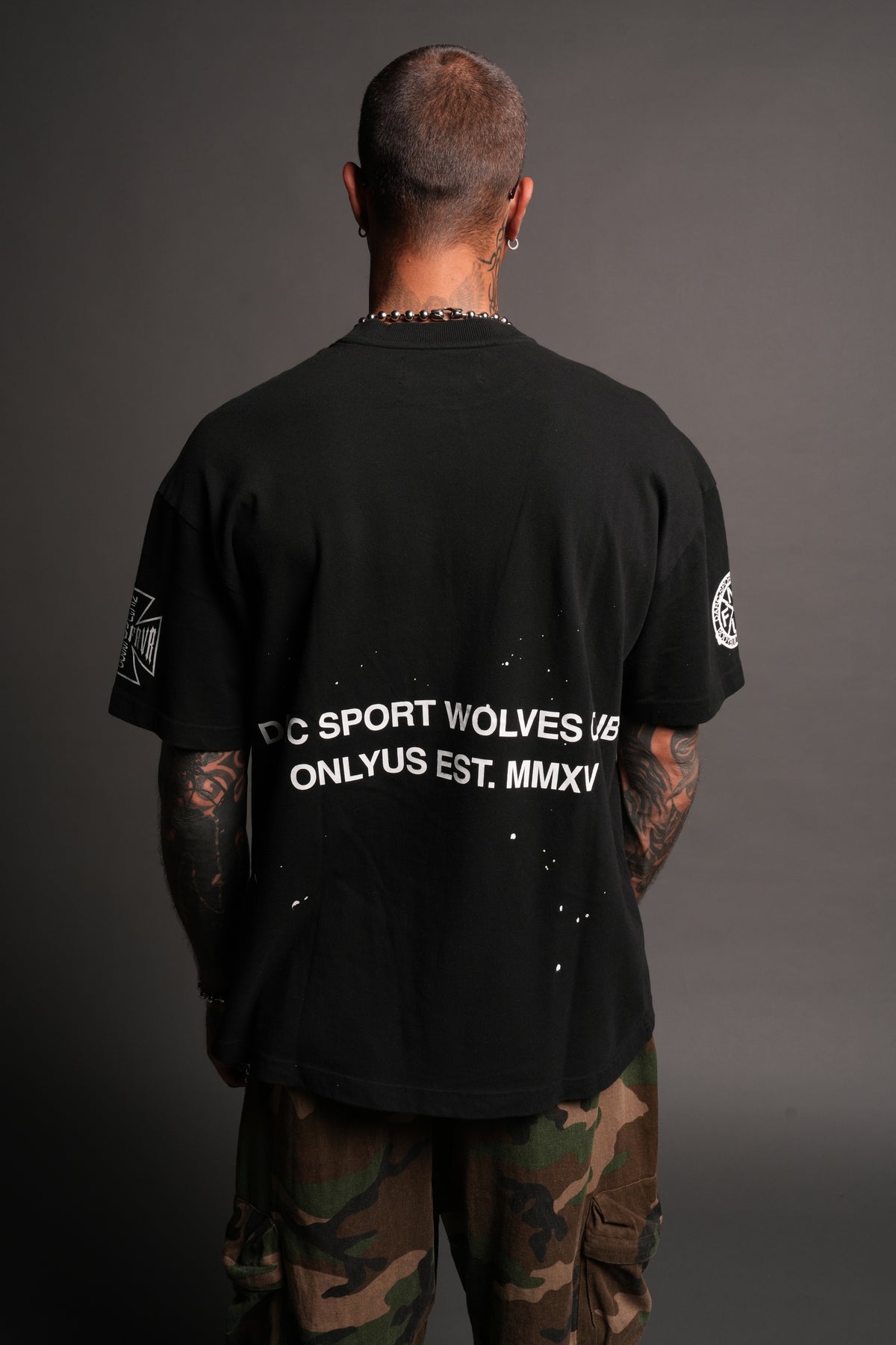 Club Core Premium Oversized Tee In Black