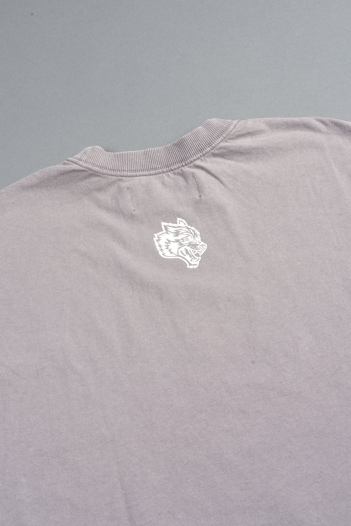 Ds Corazon Grunge Cut-Off Tee In Pale Gray