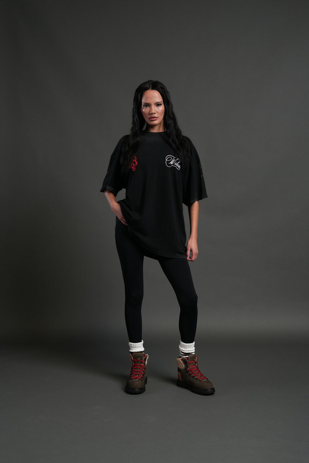 Will of the Beast "Premium" Oversized Tee in Black