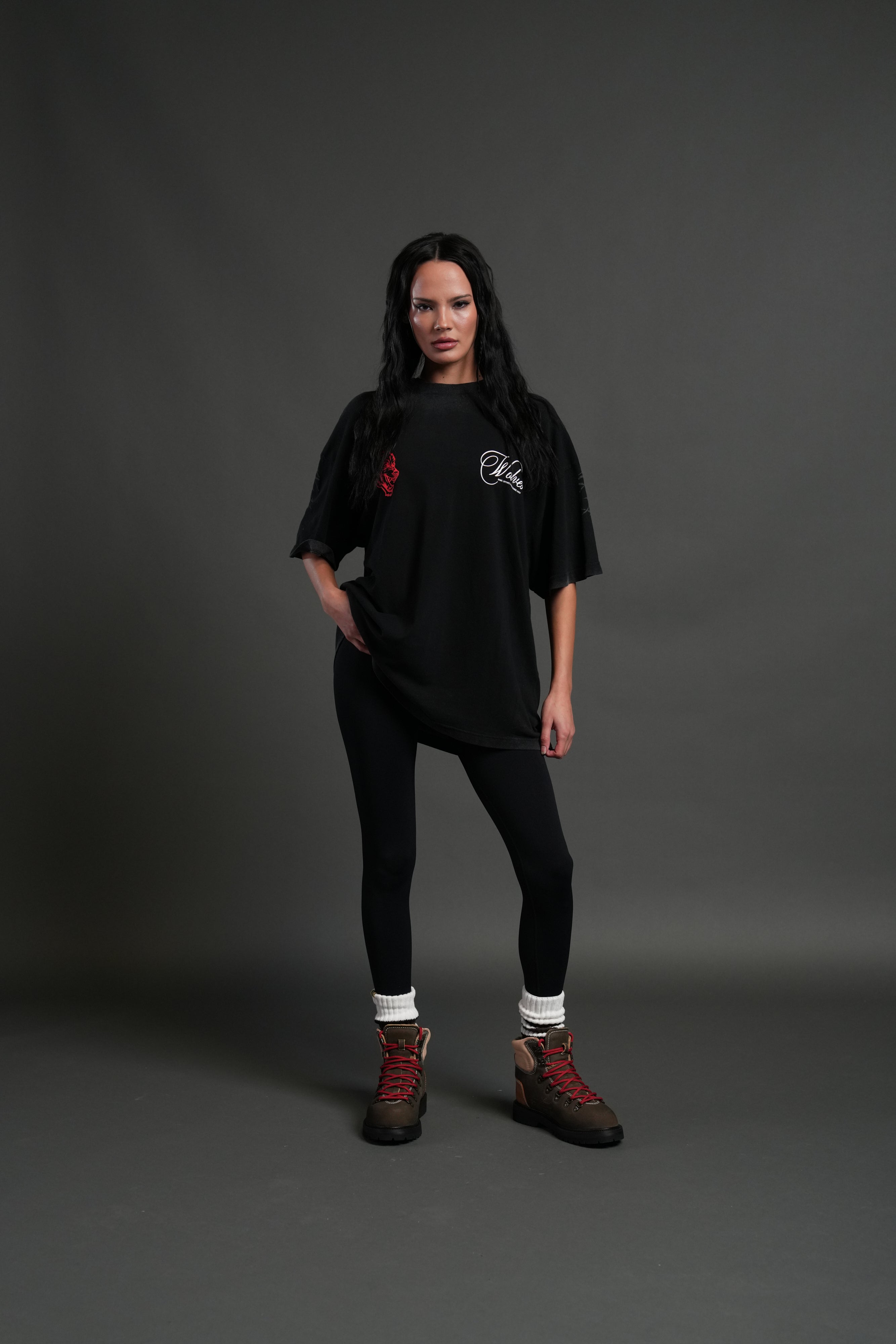 Will of the Beast "Premium" Oversized Tee in Black