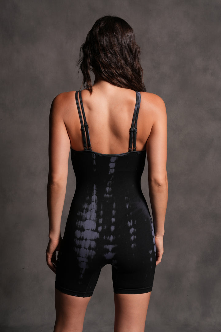 Hardcore Sierra Seamless Bodysuit in Tonal Midnight Blue Serpent