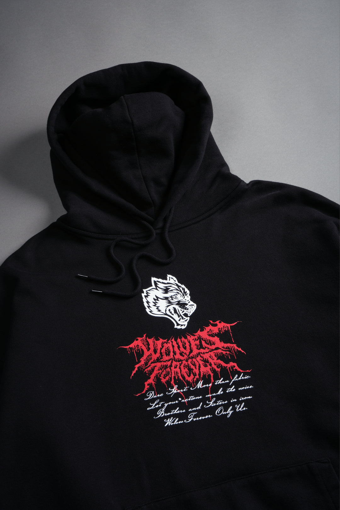 Jack Hammer "Grunge" Hoodie in Black