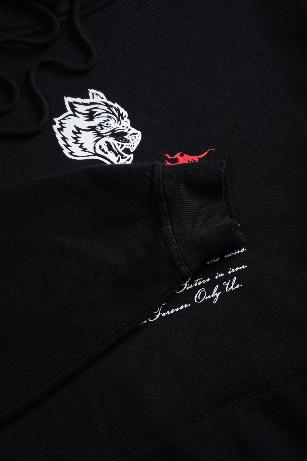 Jack Hammer "Grunge" Hoodie in Black