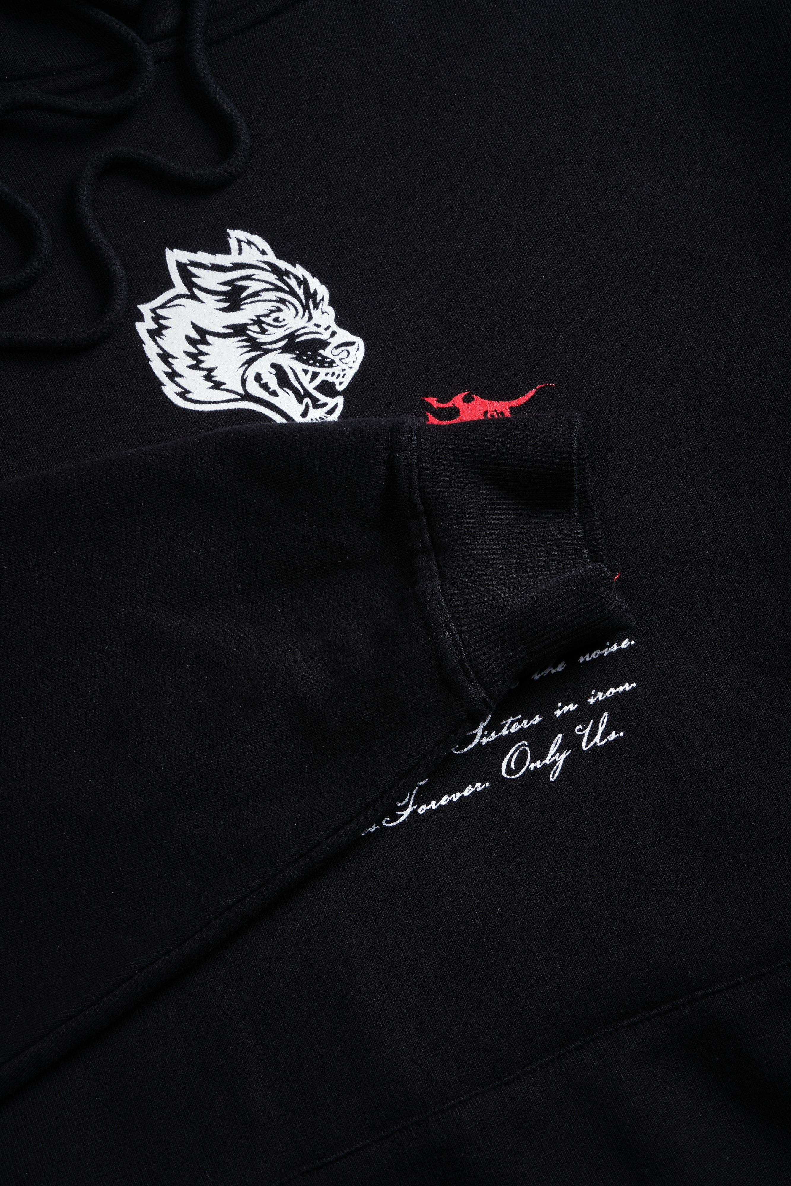 Jack Hammer "Grunge" Hoodie in Black