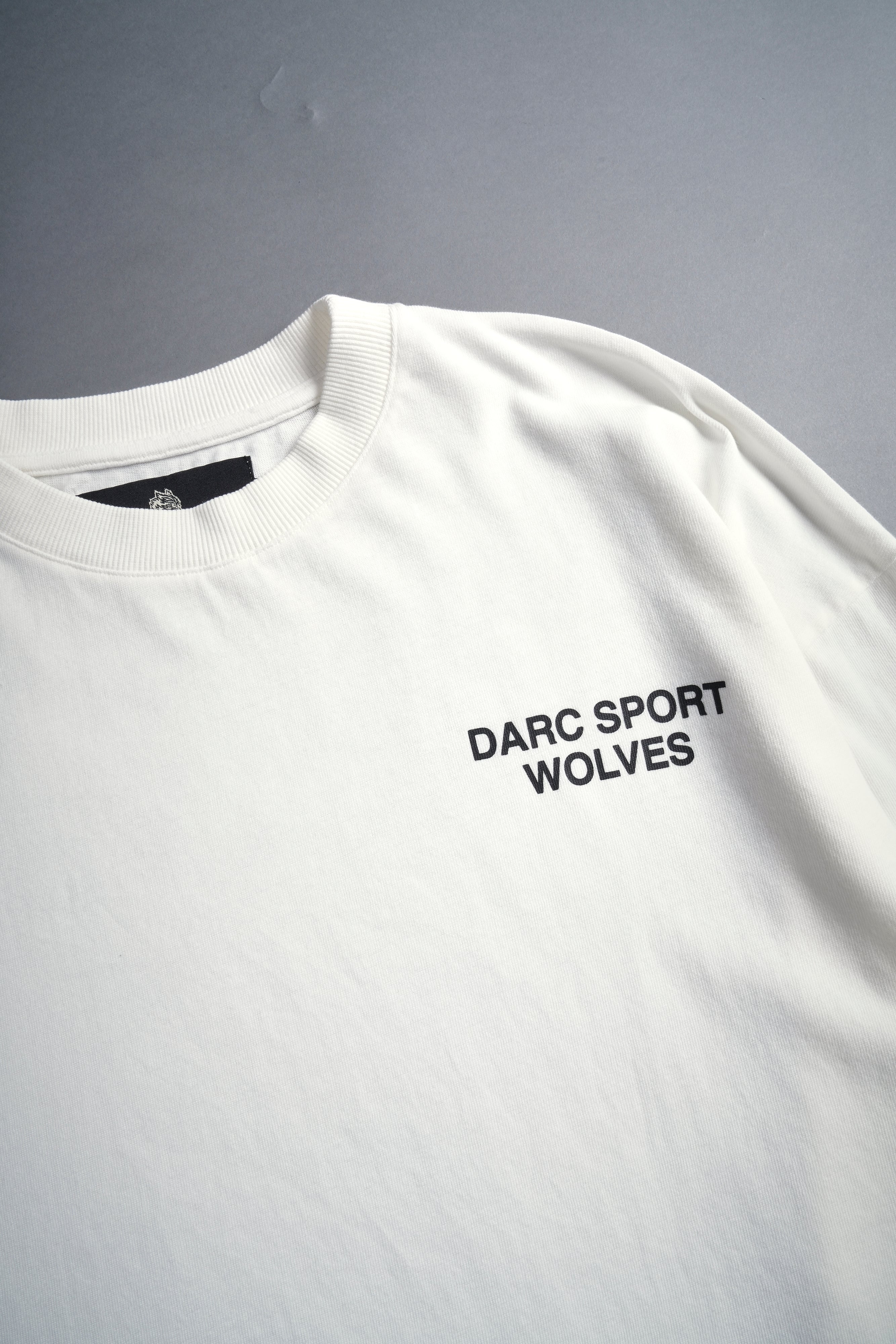 Darc Sport Wolves "Premium" Oversized Tee in Cream