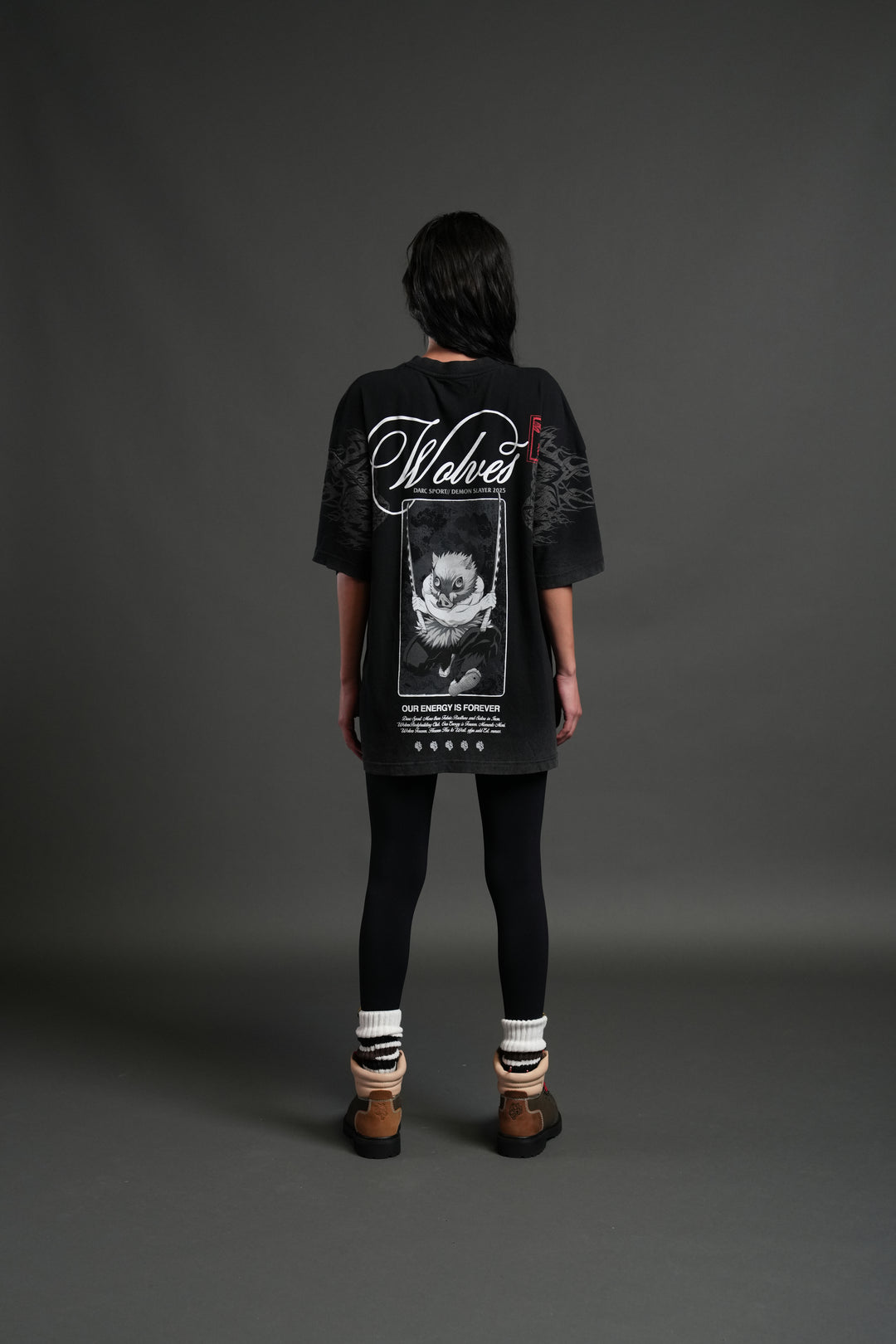 Will of the Beast "Premium" Oversized Tee in Black