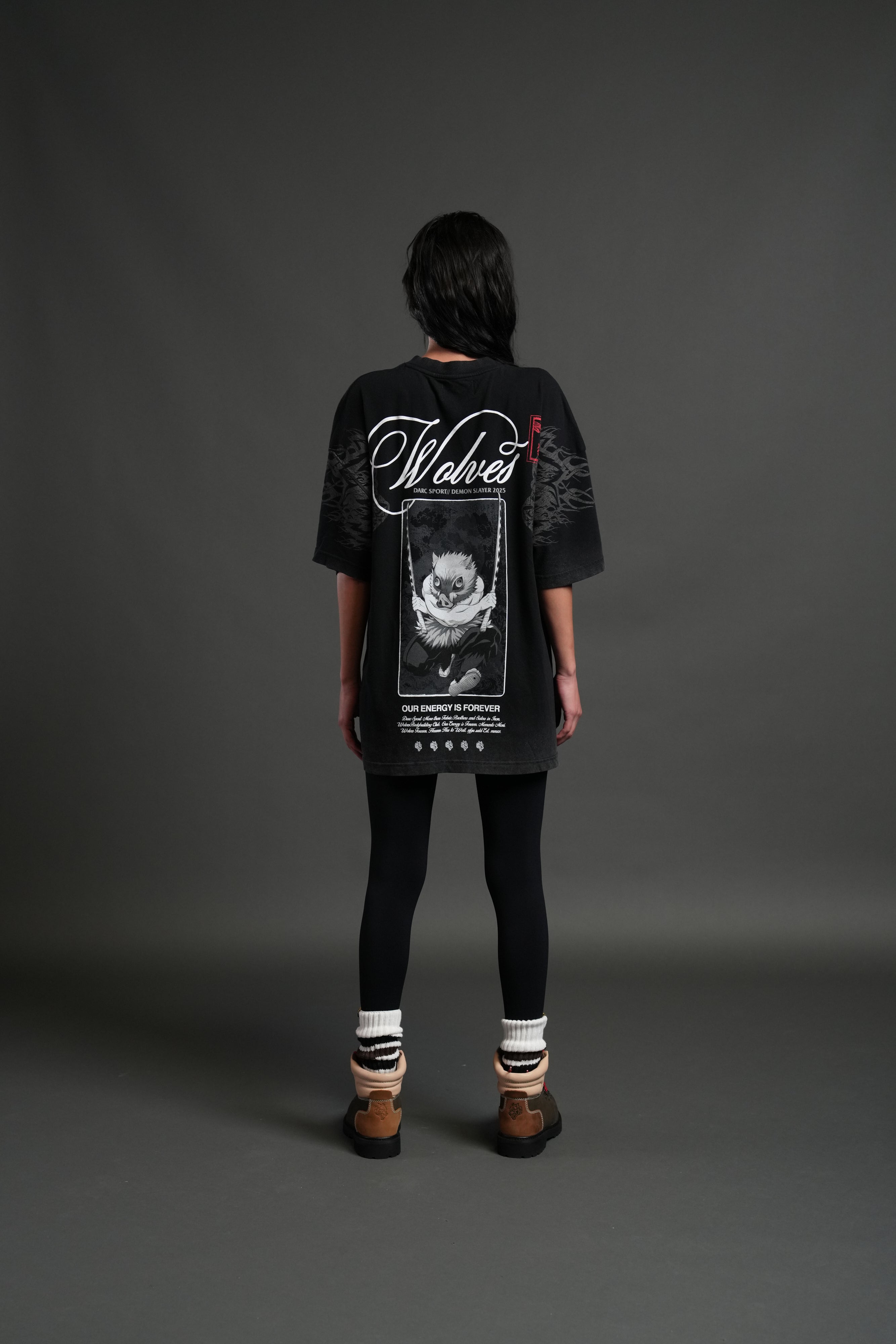 Will of the Beast "Premium" Oversized Tee in Black