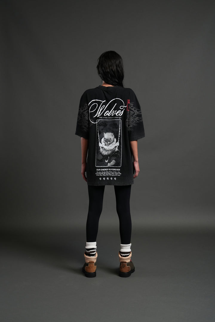 Will of the Beast "Premium" Oversized Tee in Black