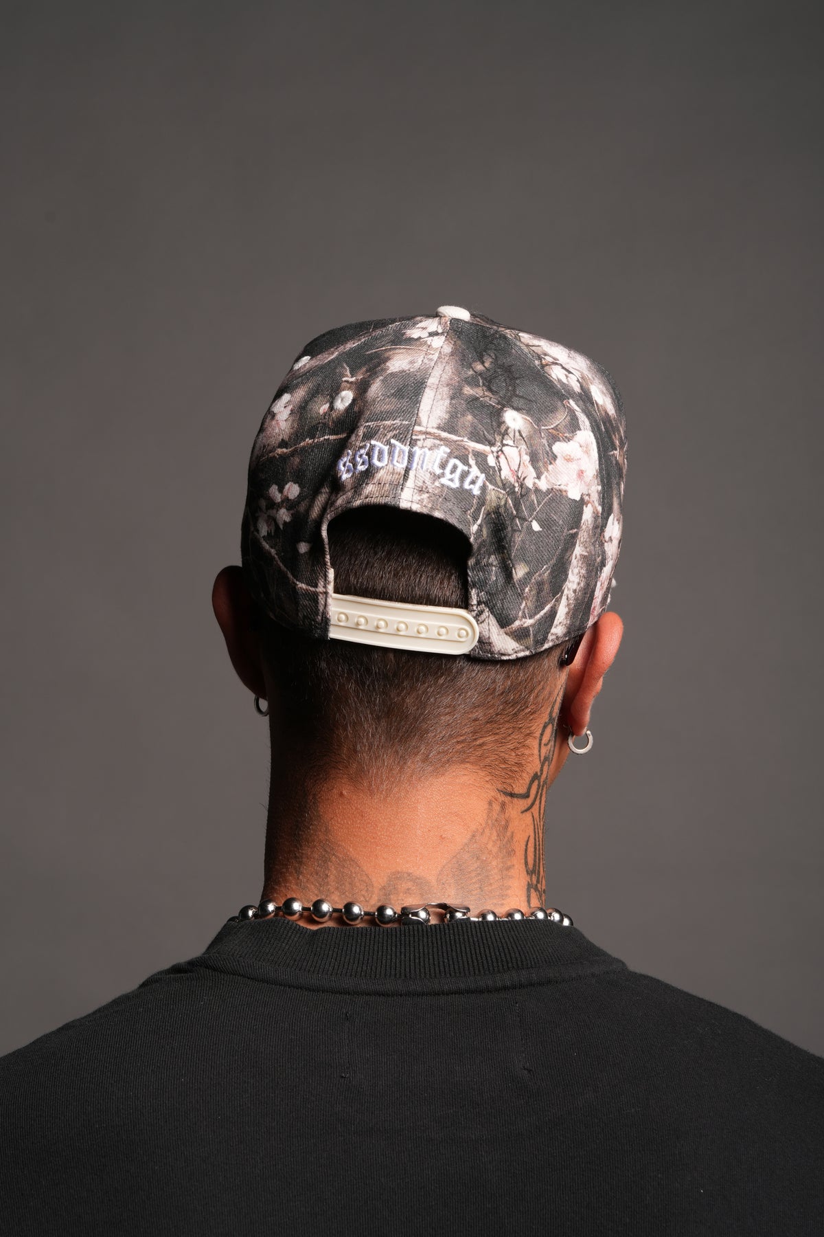 Wolf Head Forever A Frame Snapback In Shadow Blossom/Cream