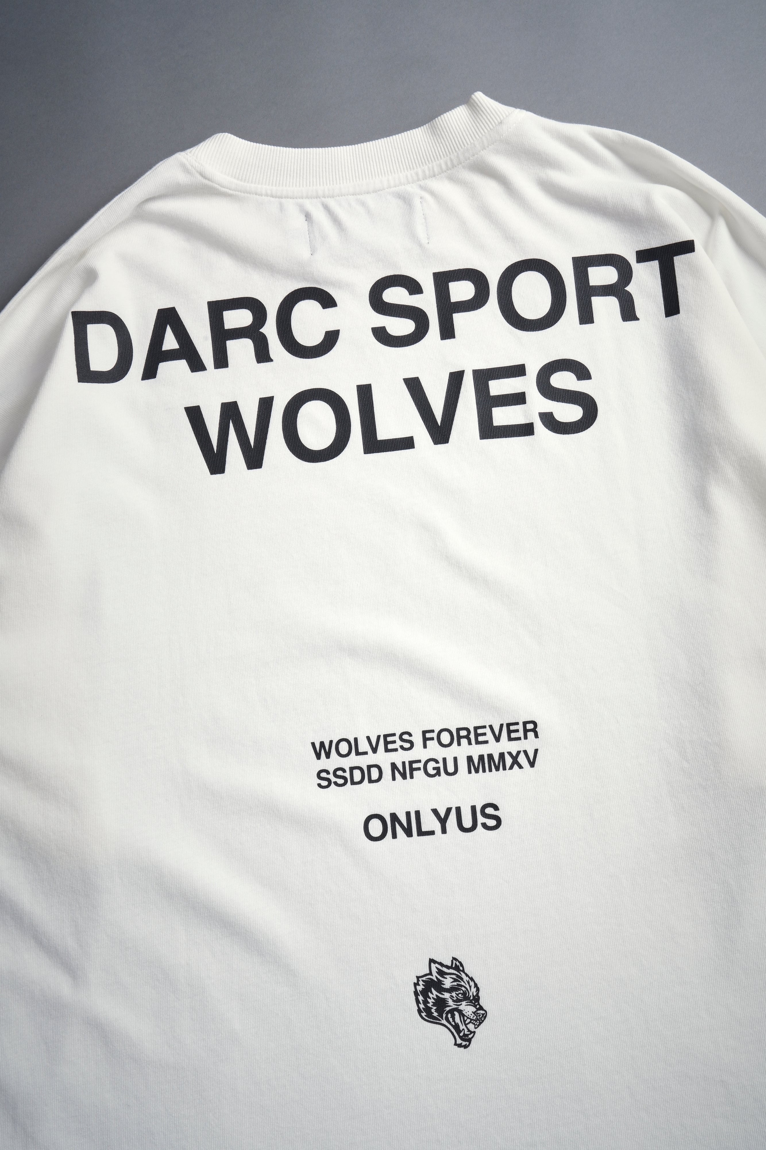 Darc Sport Wolves "Premium" Oversized Tee in Cream