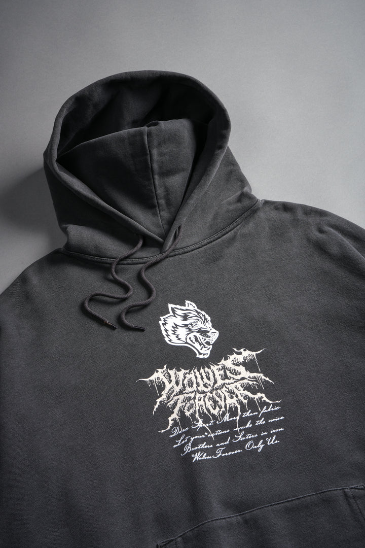 Jack Hammer "Grunge" Hoodie in Wolf Gray